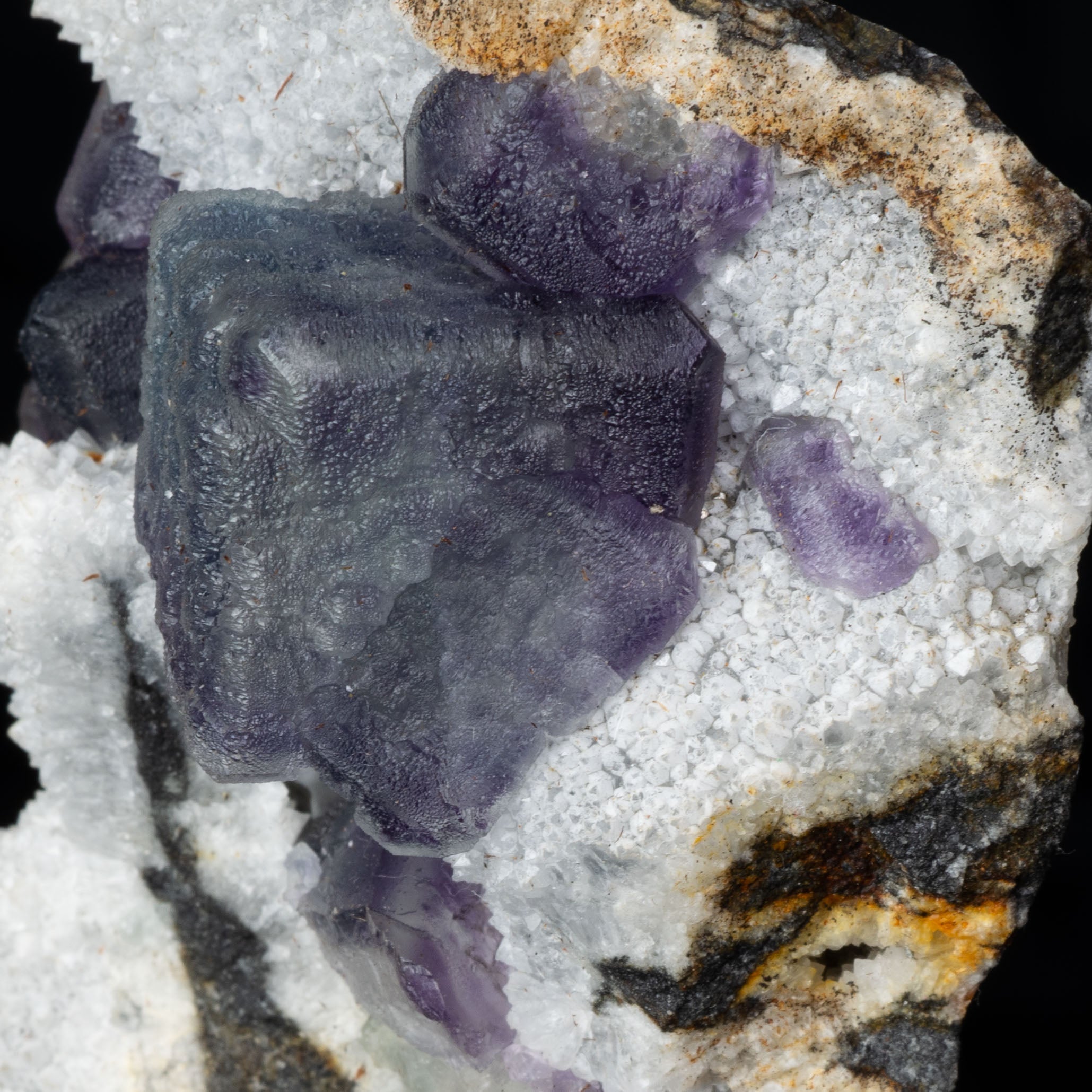 Aqua Blue & Purple Phantom Fluorite 105g - 81 x 47 x 29mm