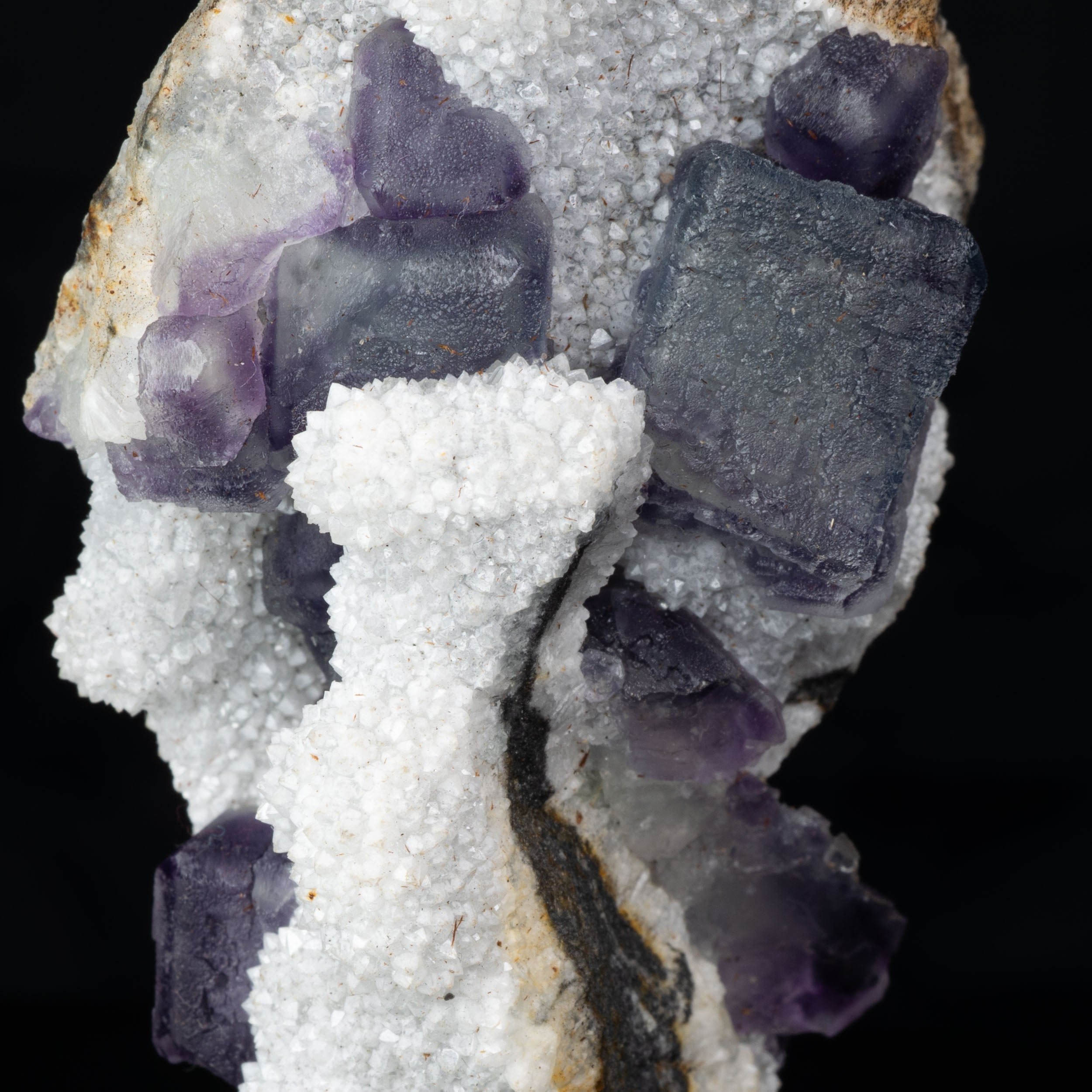 Aqua Blue & Purple Phantom Fluorite 105g - 81 x 47 x 29mm