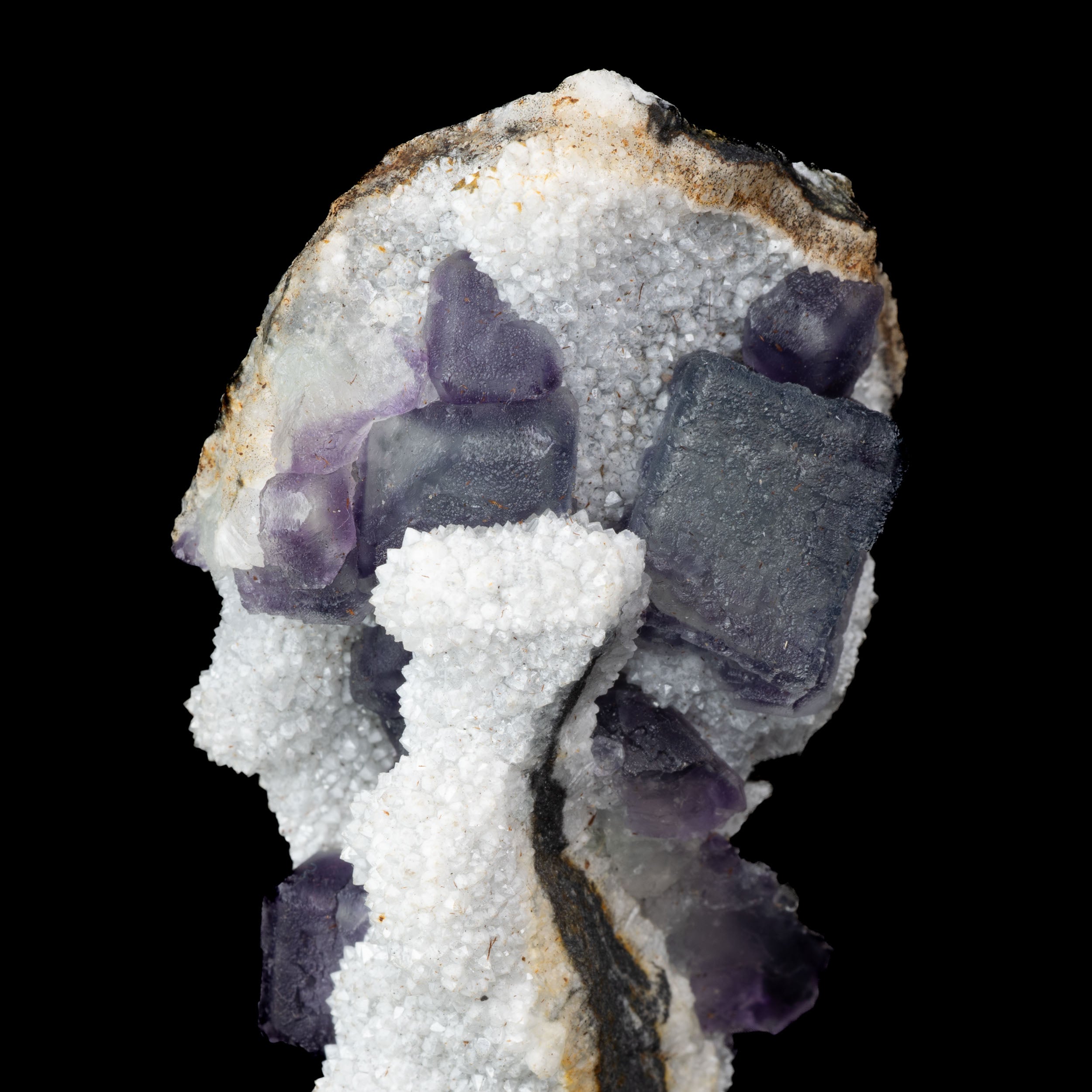 Aqua Blue & Purple Phantom Fluorite 105g - 81 x 47 x 29mm