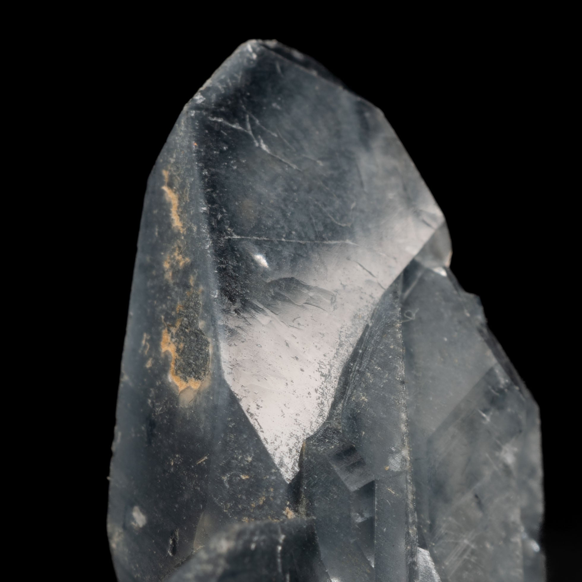 Smoky Blue Quartz with Magnesio-riebeckite needles - Brazil - 9g