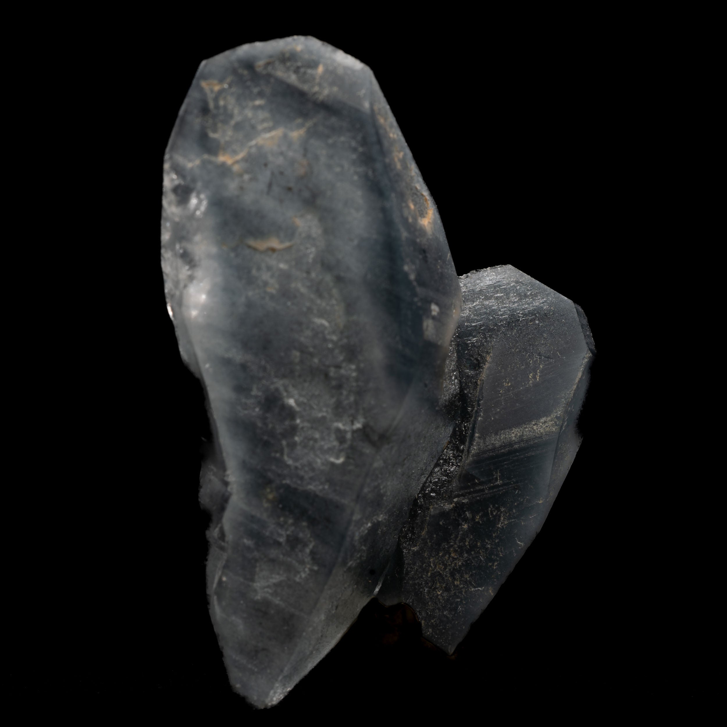 Smoky Blue Quartz with Magnesio-riebeckite needles - Brazil - 9g