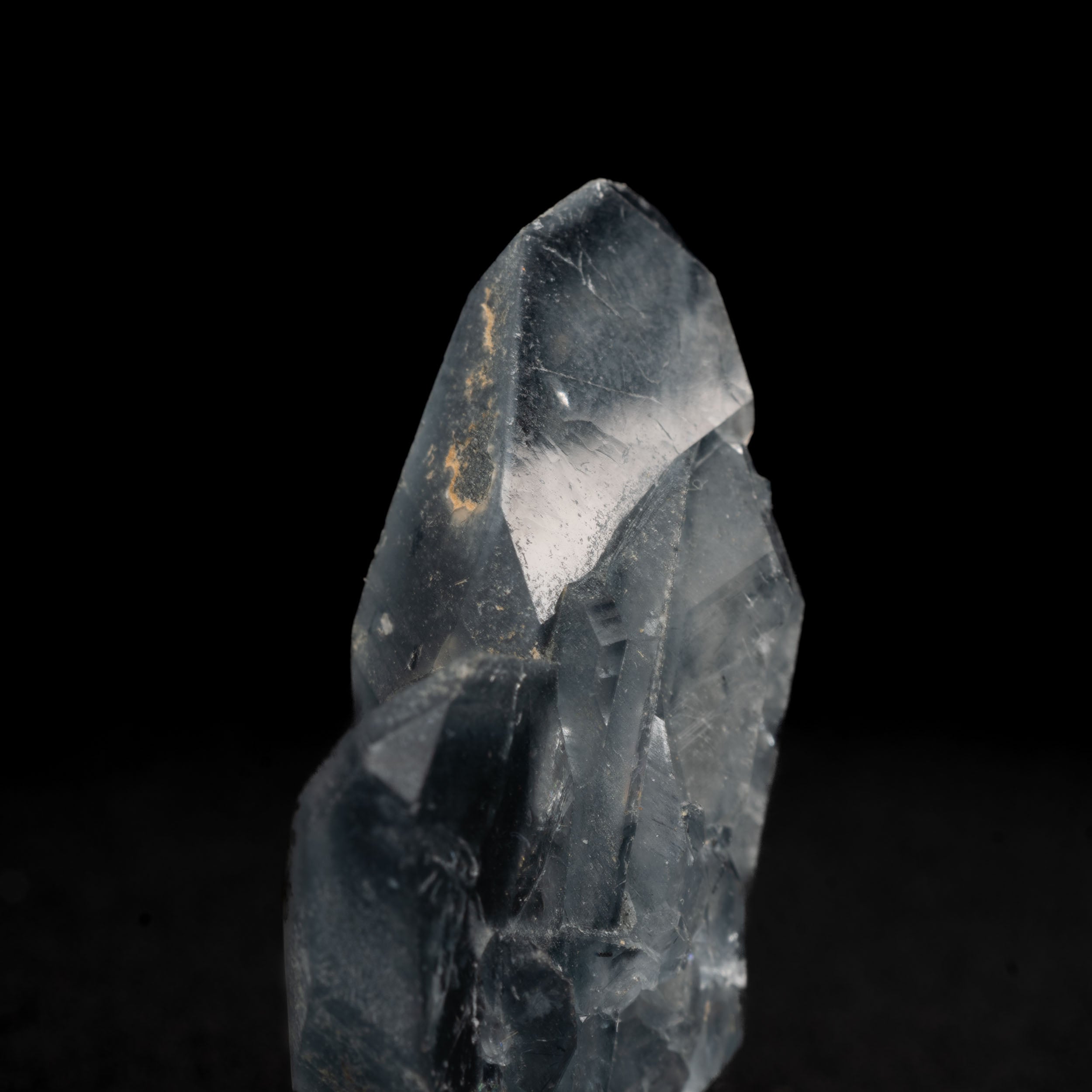 Smoky Blue Quartz with Magnesio-riebeckite needles - Brazil - 9g