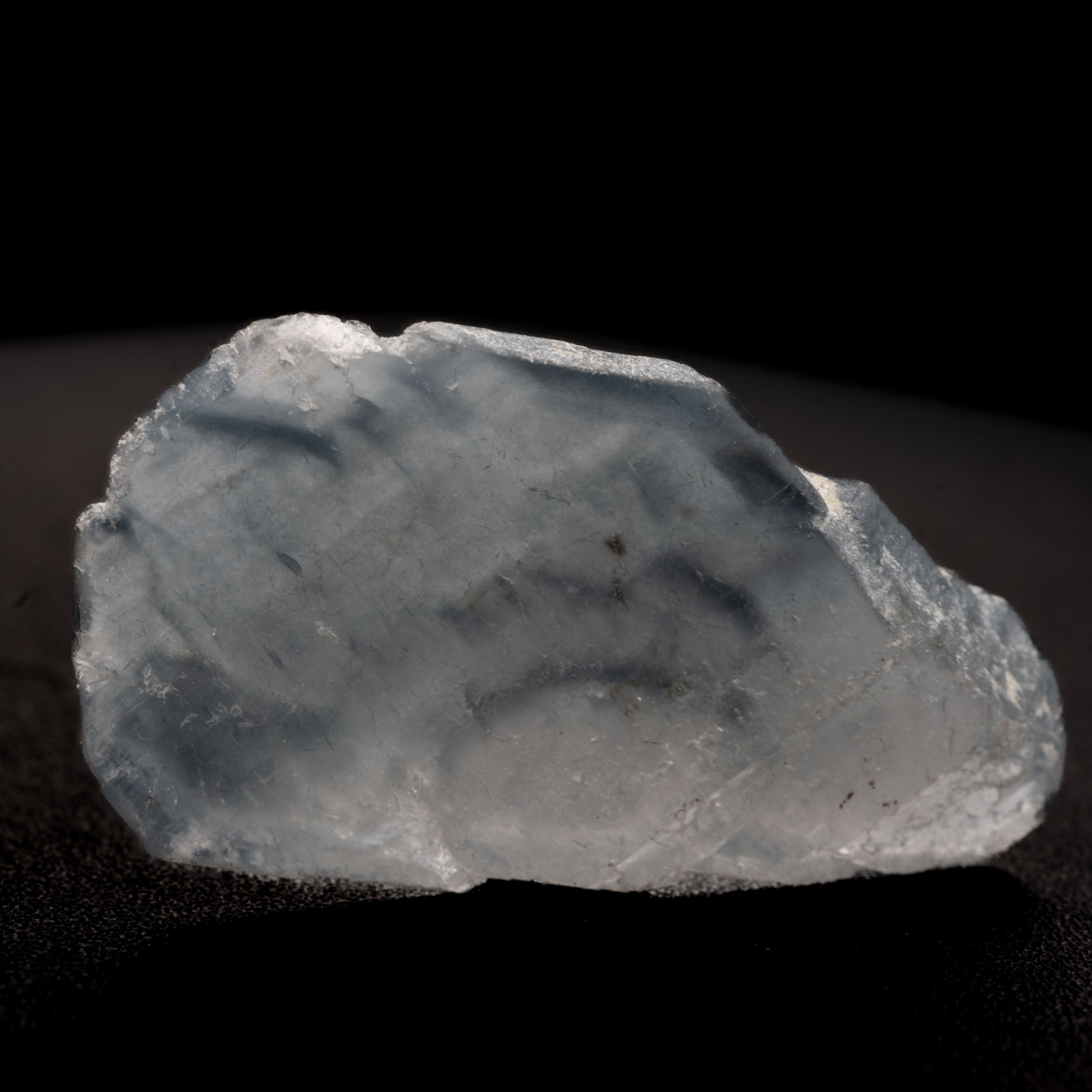 Smoky Blue Quartz with Magnesio-riebeckite needles - Brazil - 7.5g