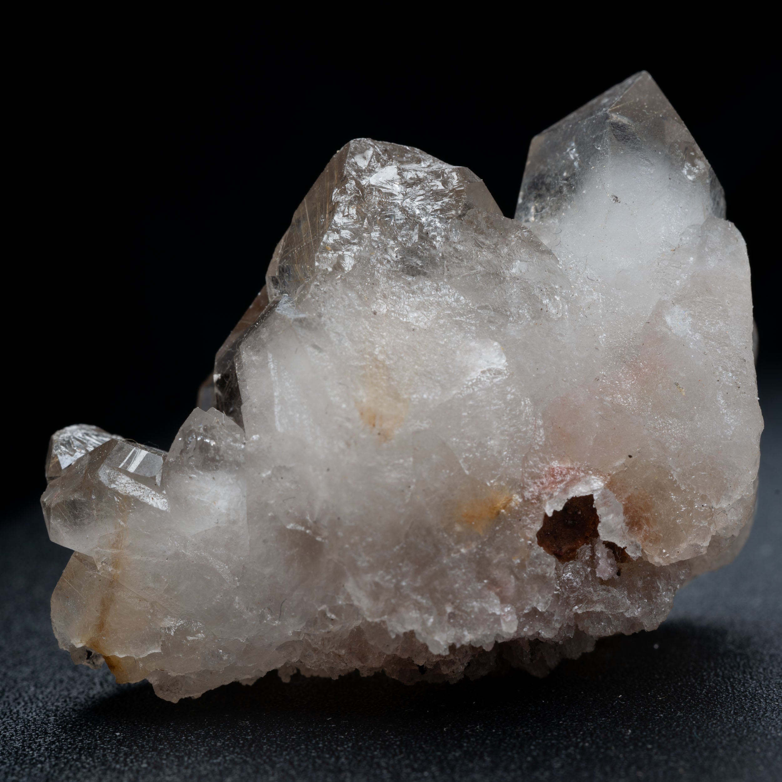 Golden Rutile-Threaded Smoky-Quartz Cathedral Cluster, Bahia, Brazil