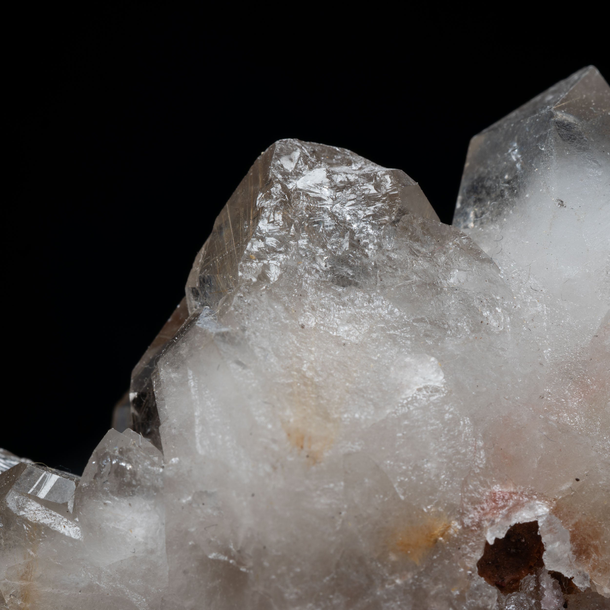 Golden Rutile-Threaded Smoky-Quartz Cathedral Cluster, Bahia, Brazil
