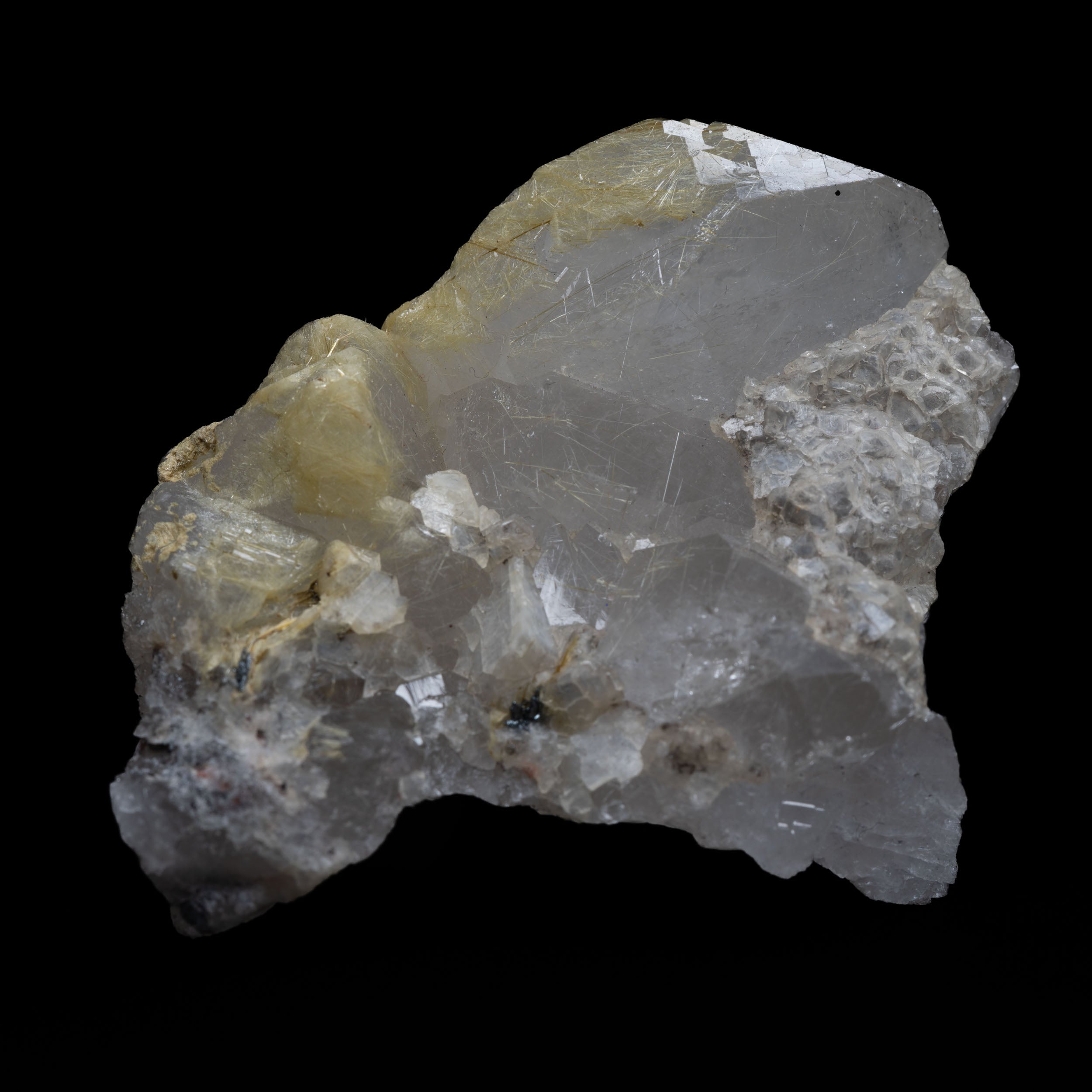 Golden Rutile “Aurora Net” Quartz, 109g - Novo Horizonte, Bahia, Brazil