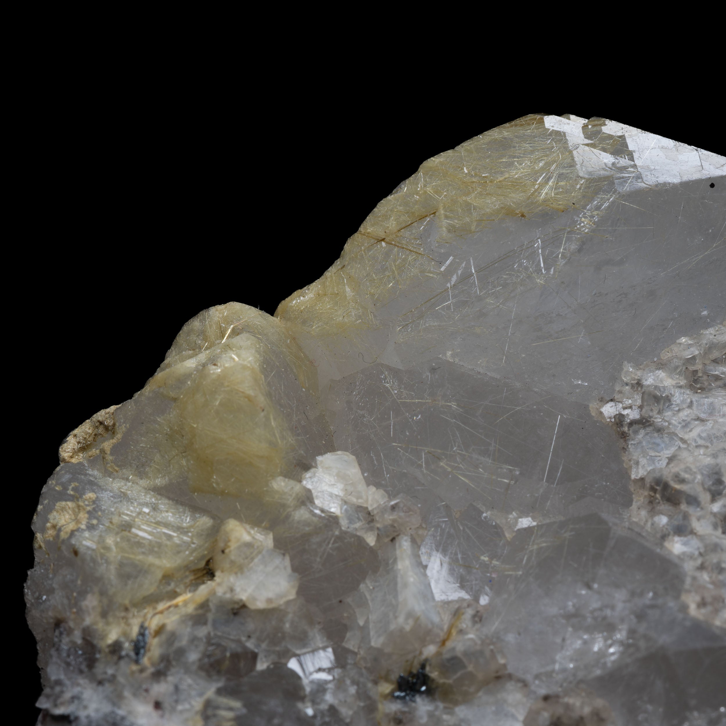 Golden Rutile “Aurora Net” Quartz, 109g - Novo Horizonte, Bahia, Brazil