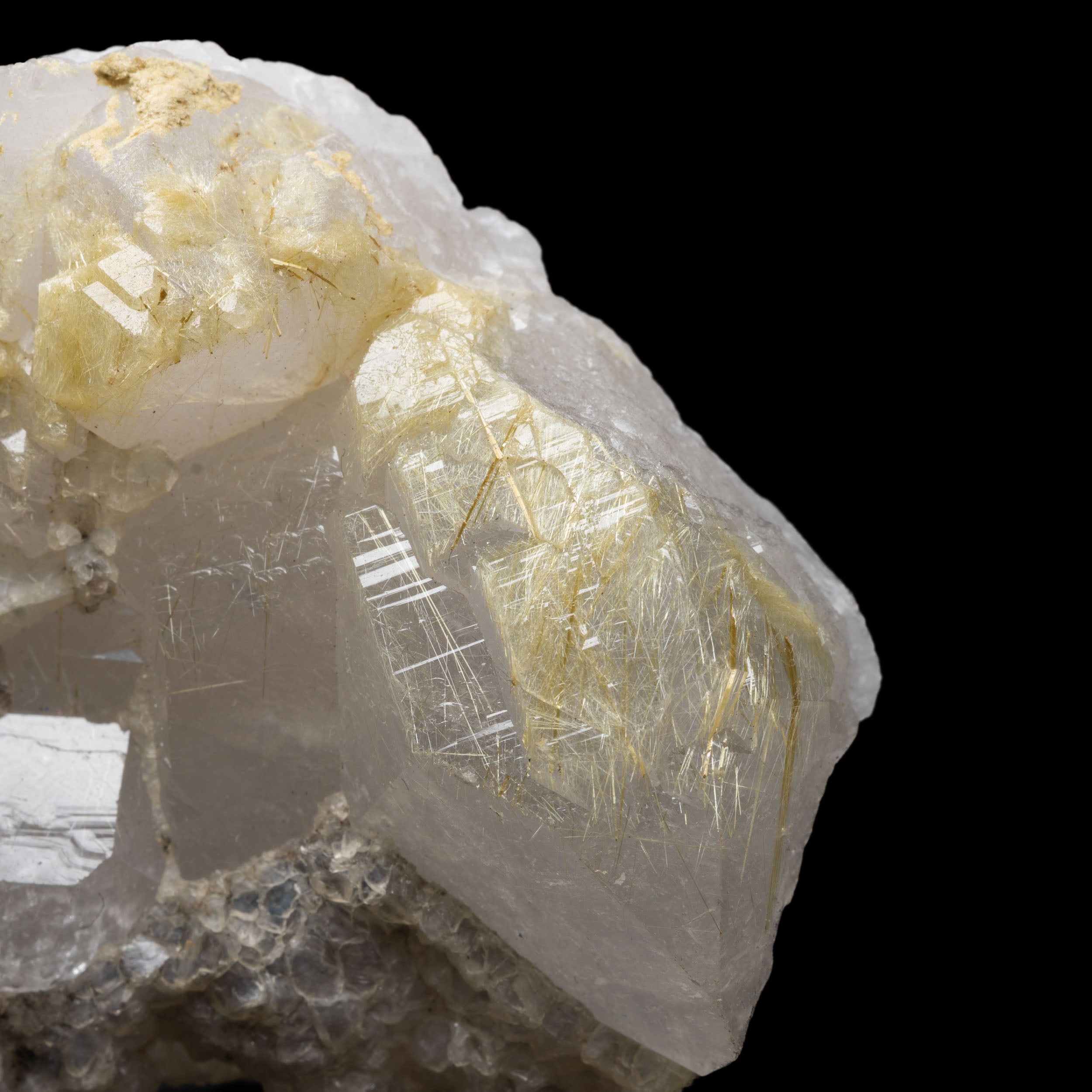 Golden Rutile “Aurora Net” Quartz, 109g - Novo Horizonte, Bahia, Brazil