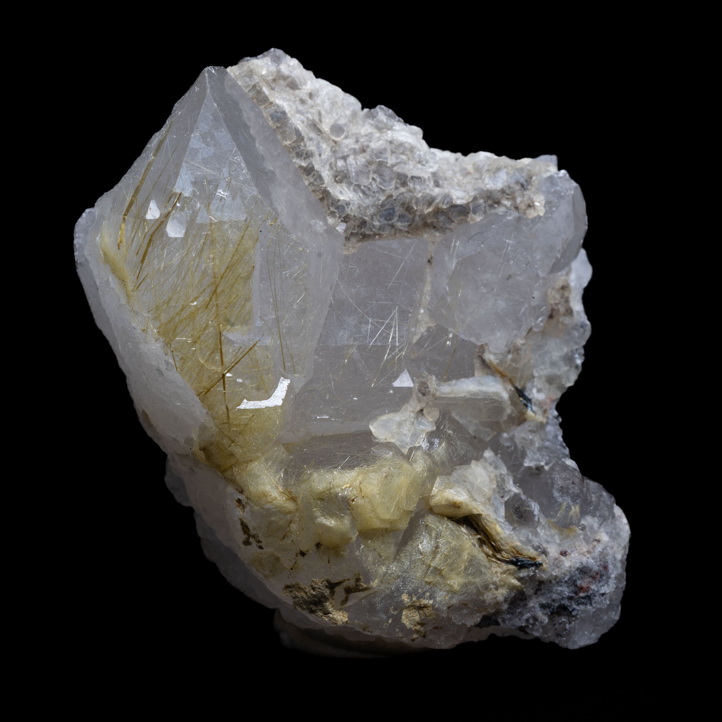 Golden Rutile “Aurora Net” Quartz, 109g - Novo Horizonte, Bahia, Brazil