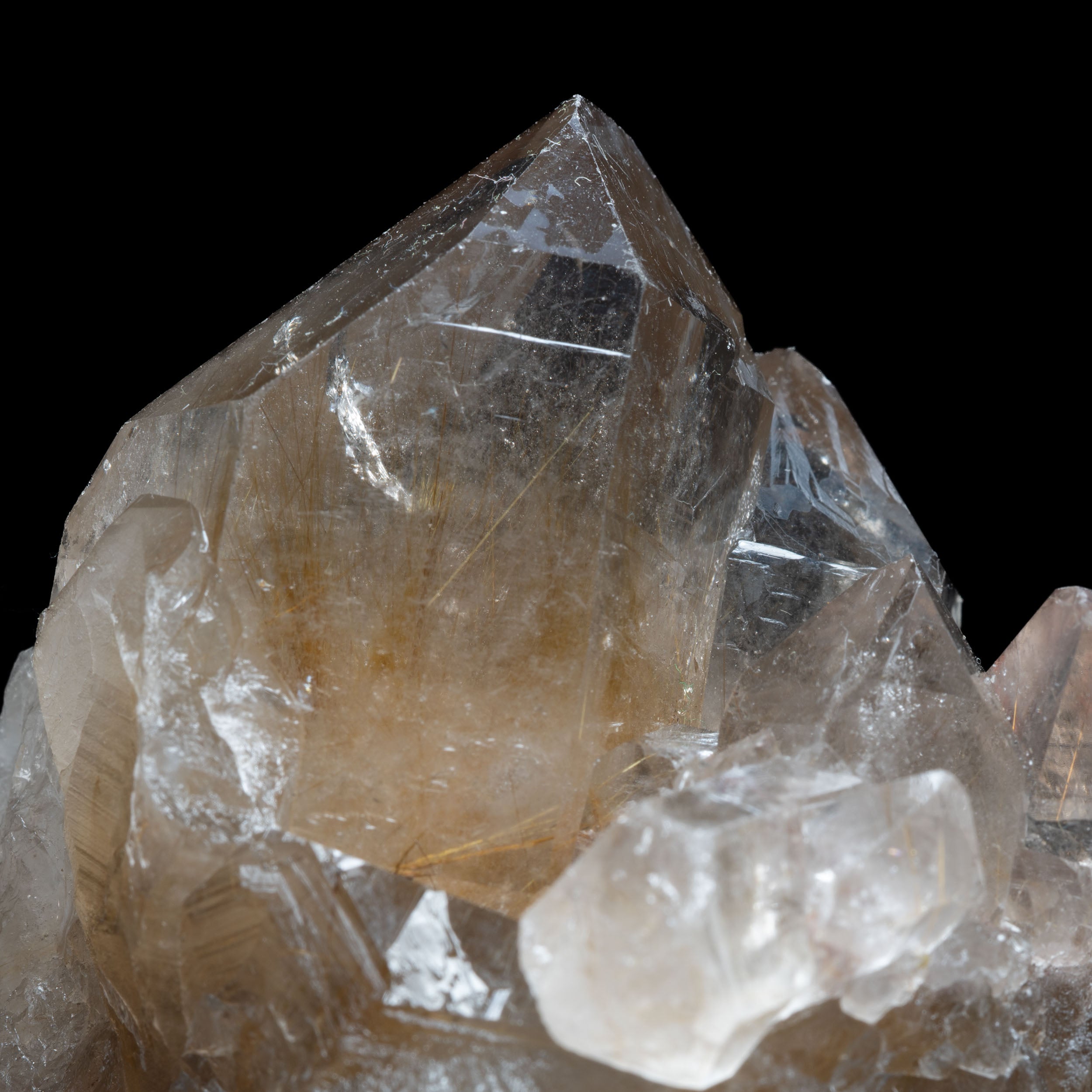 Golden Rutile “Solar Flare” Quartz, 151g Novo Horizonte, Bahia, Brazil