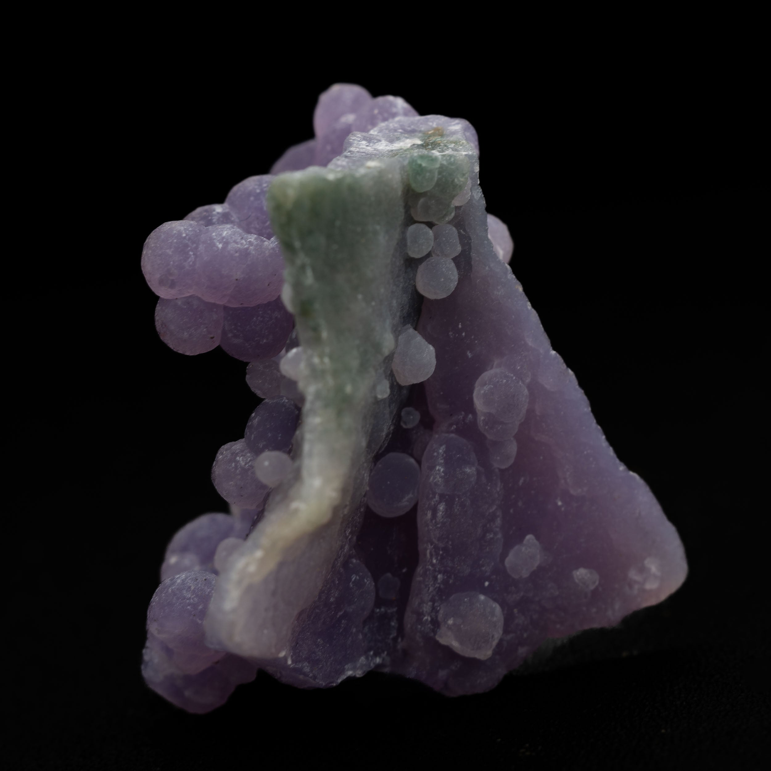 Grape Agate Botryoidal Chalcedony – Natural Purple Gem Specimen 51.4ct