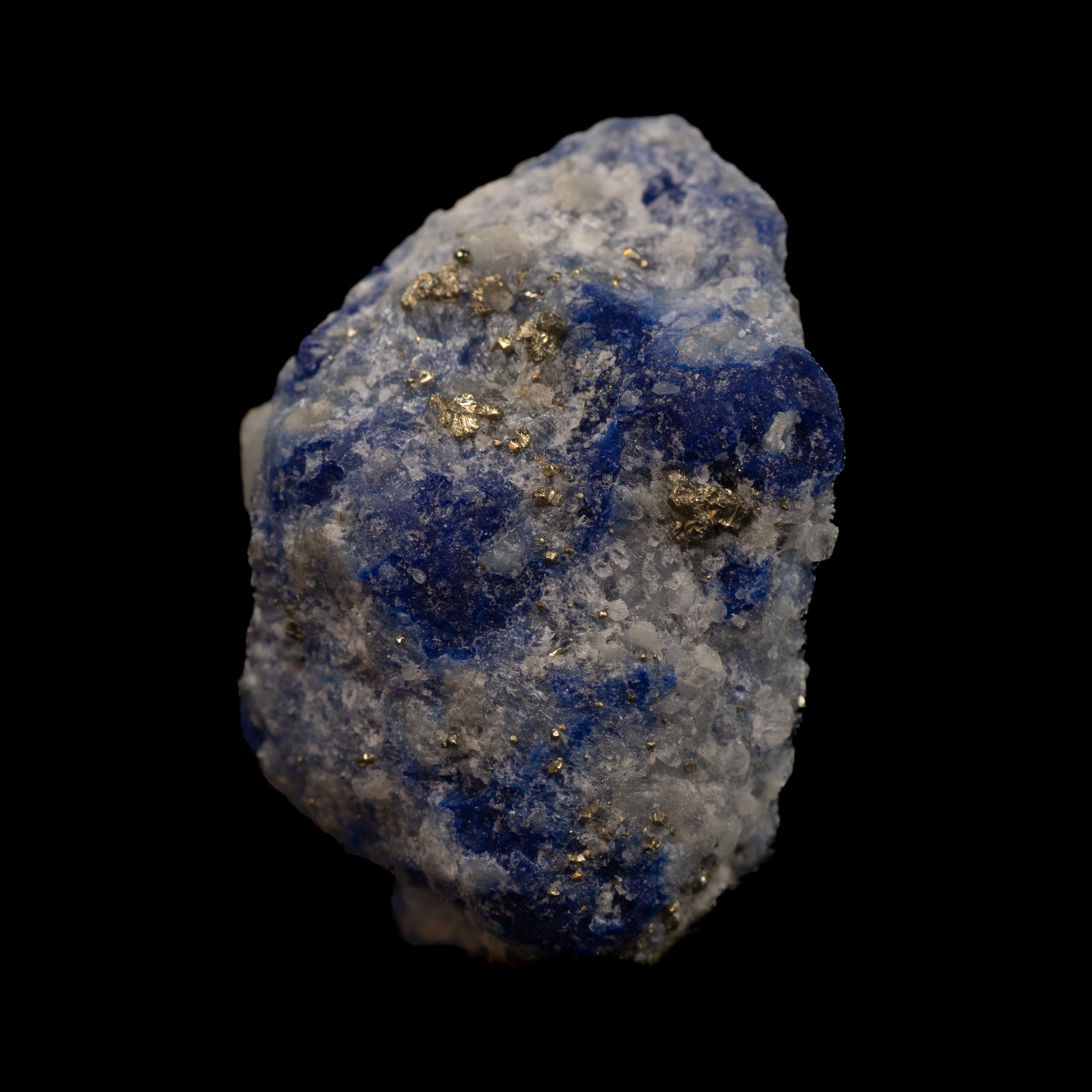 Royal Blue Lapis Lazuli with Lazurite, Pyrite & Calcite, 10g