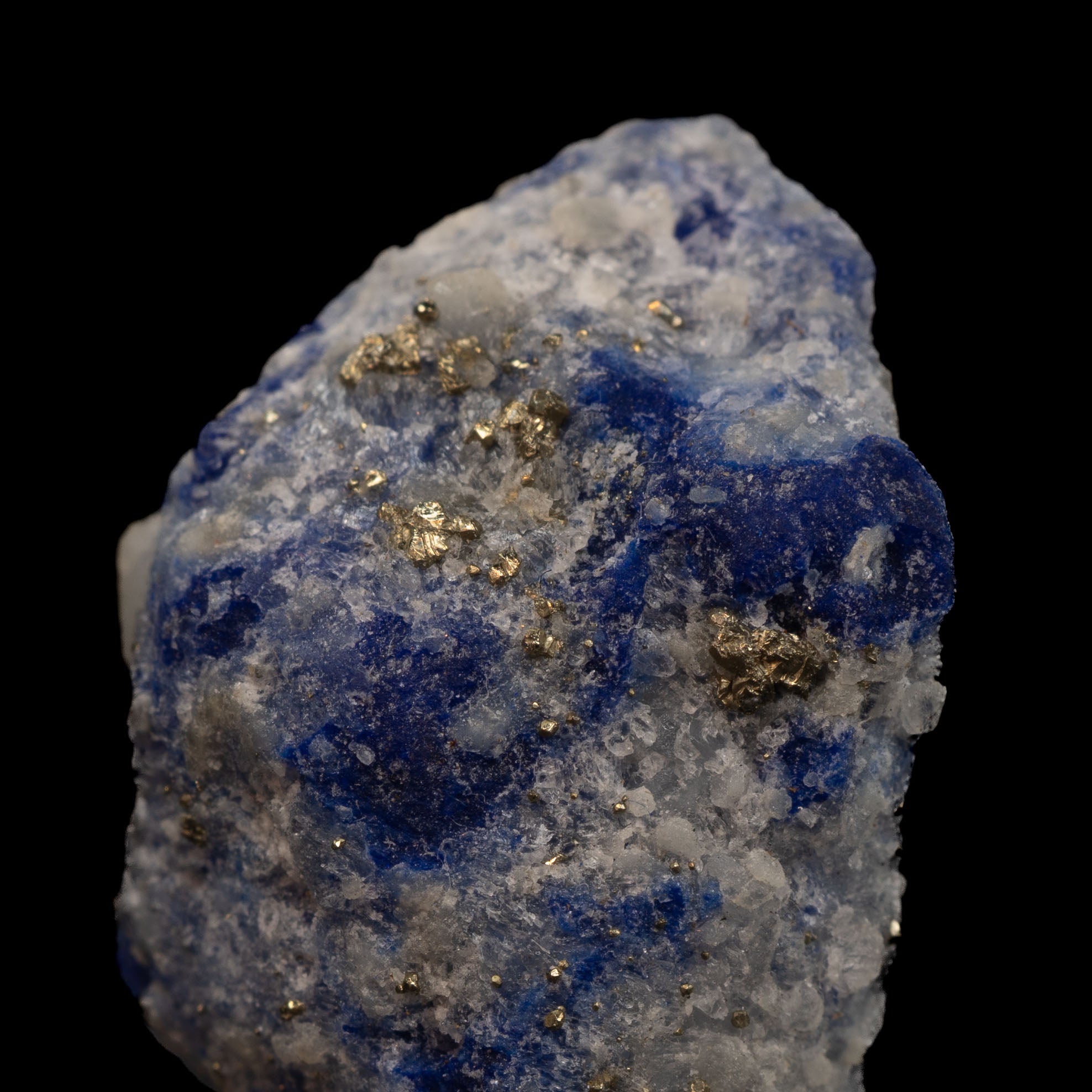Royal Blue Lapis Lazuli with Lazurite, Pyrite & Calcite, 10g