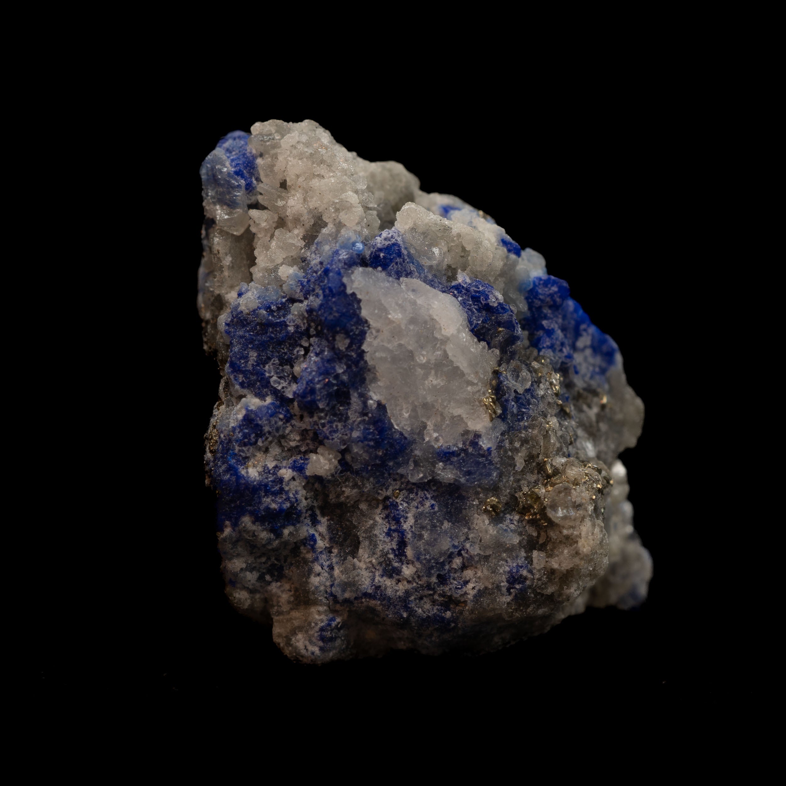 Royal Blue Lapis Lazuli with Lazurite, Pyrite & Calcite, 10.43g