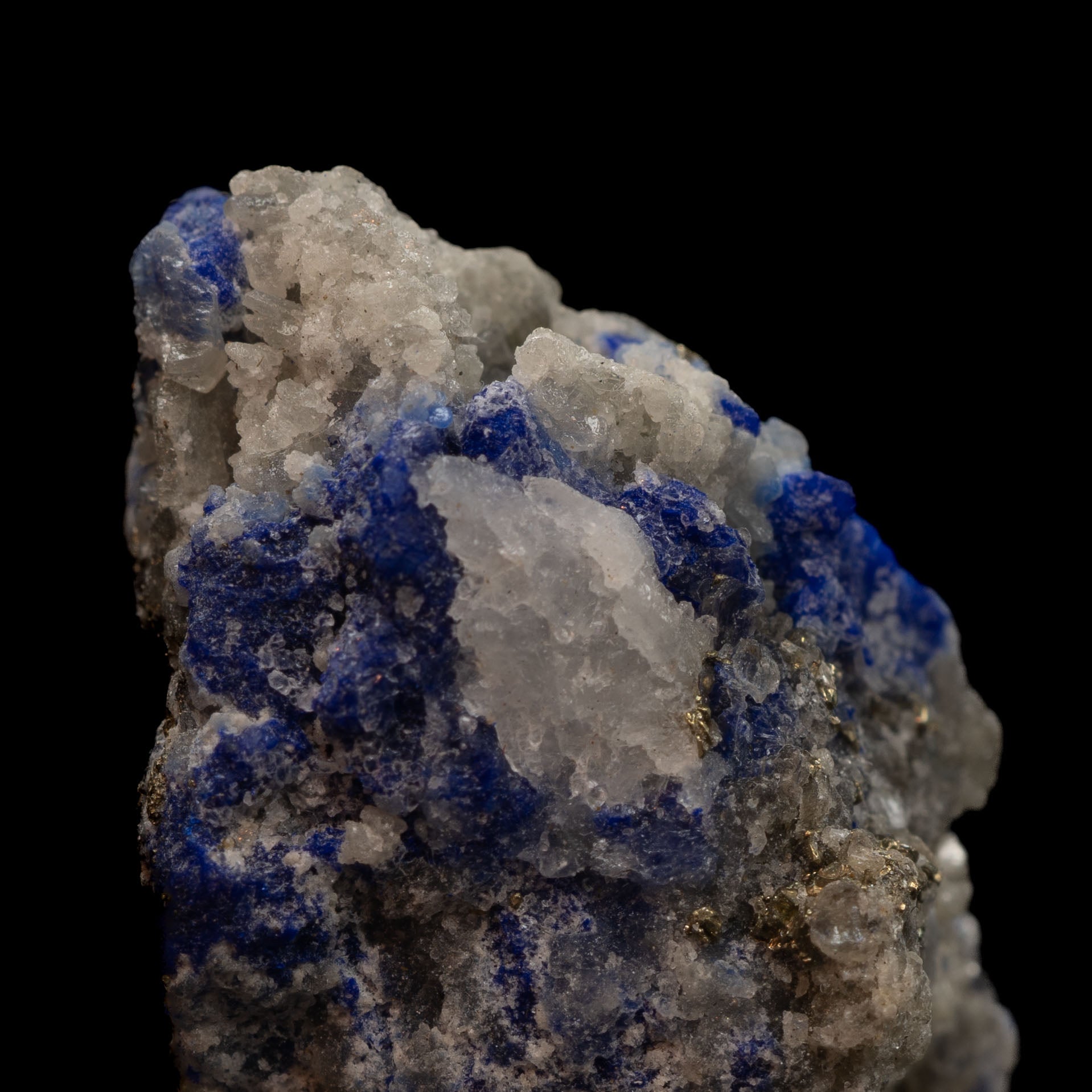 Royal Blue Lapis Lazuli with Lazurite, Pyrite & Calcite, 10.43g