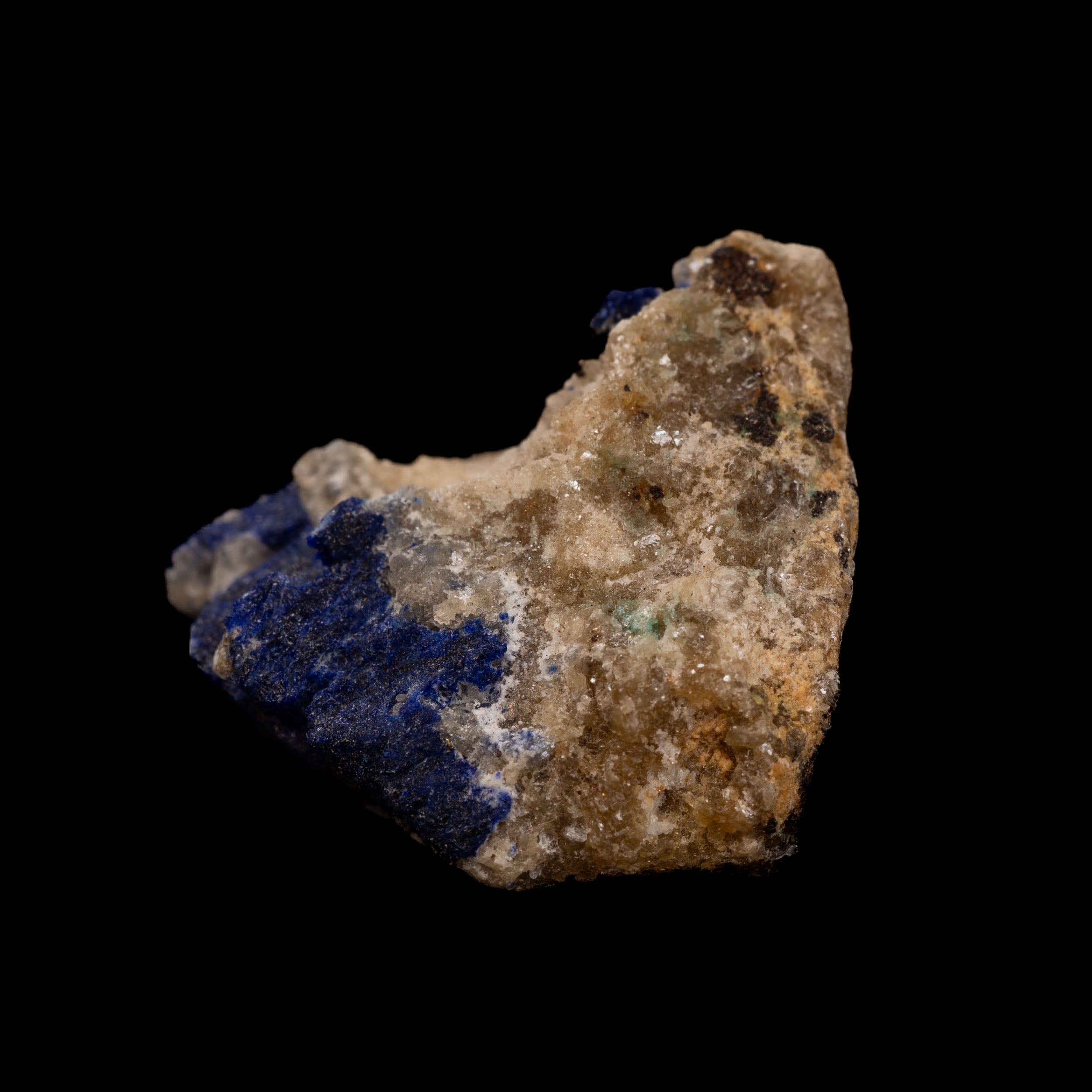 Royal Blue Lapis Lazuli with Lazurite, Pyrite & Calcite, 10.76g