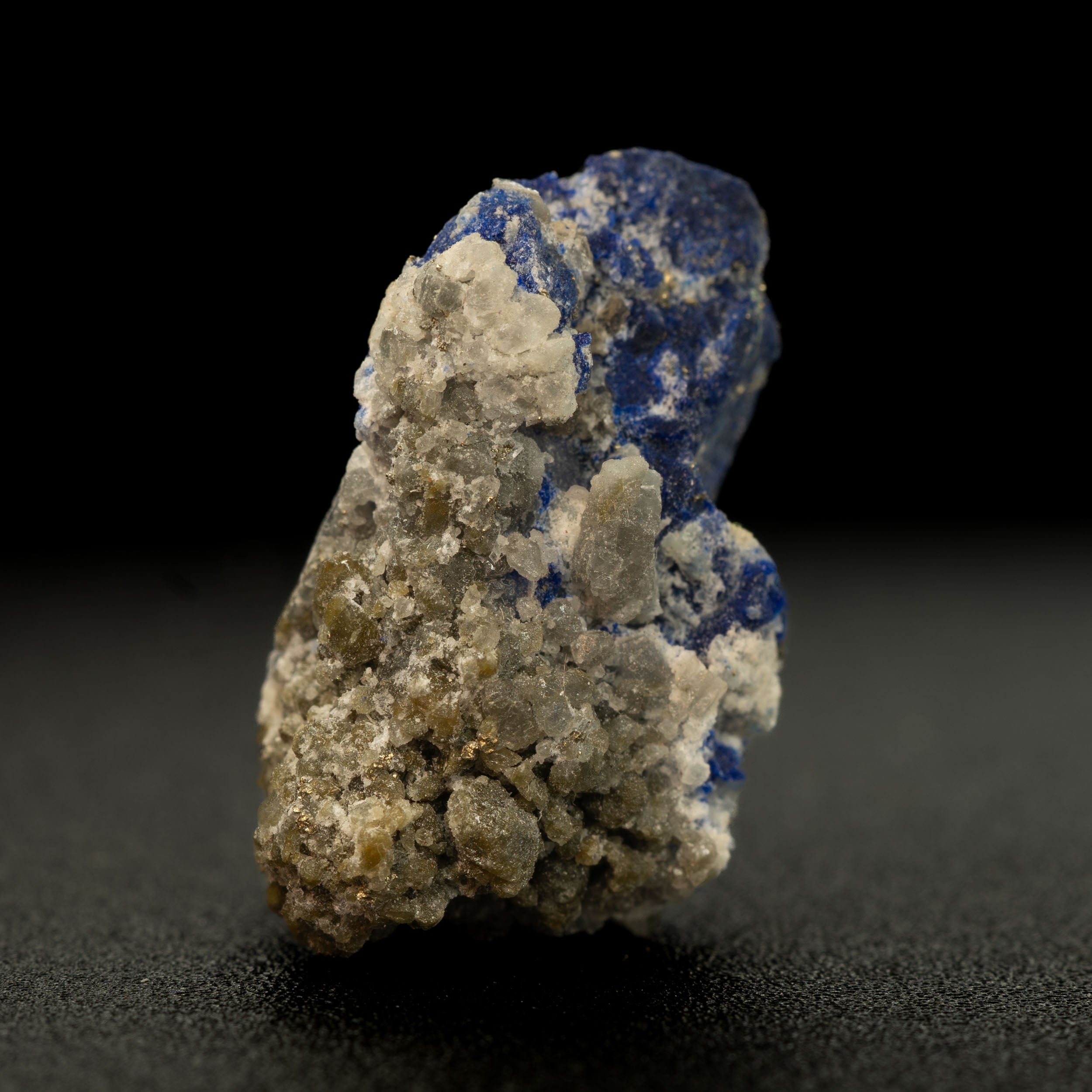 Royal Blue Lapis Lazuli with Lazurite, Pyrite & Calcite, 10.8g