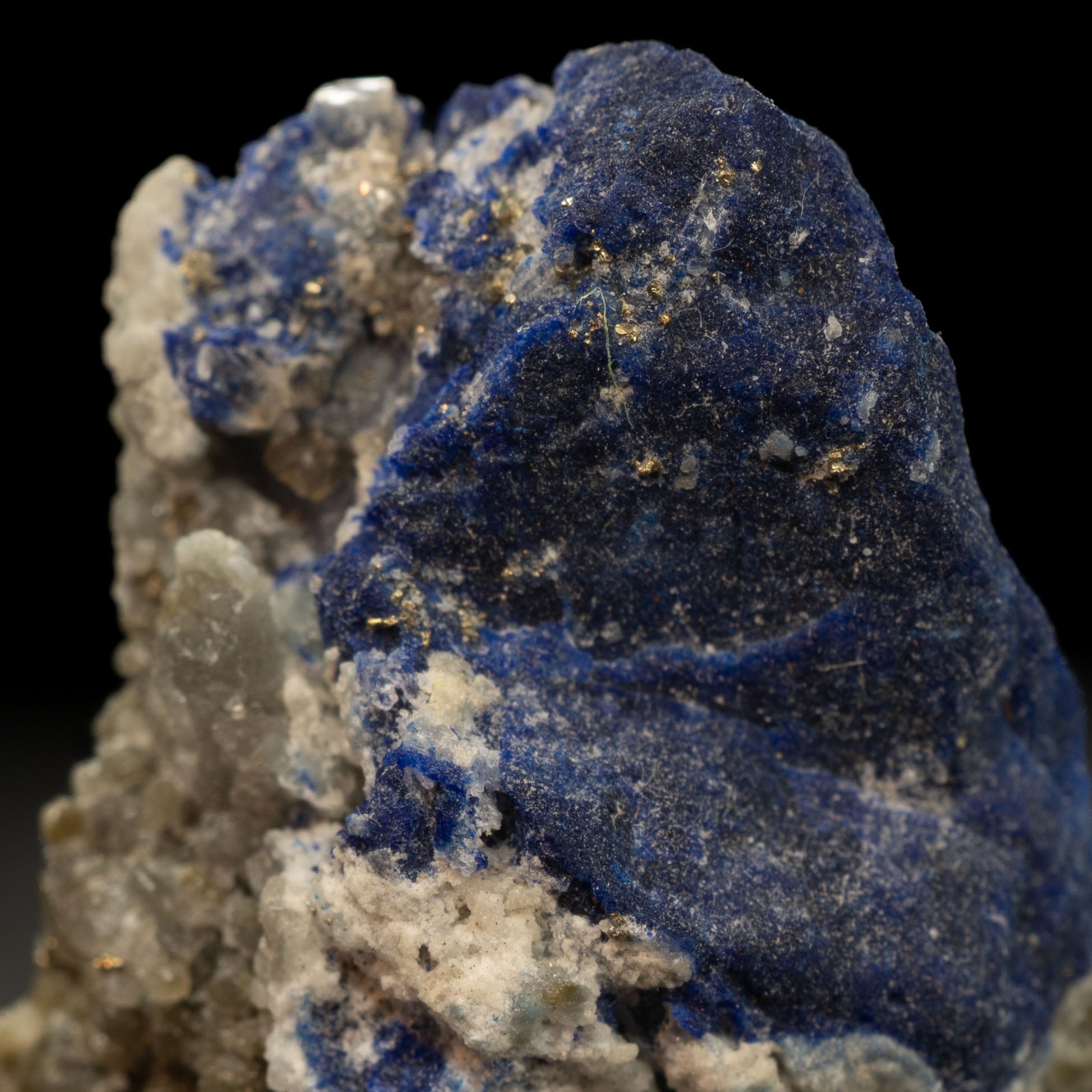 Royal Blue Lapis Lazuli with Lazurite, Pyrite & Calcite, 10.8g