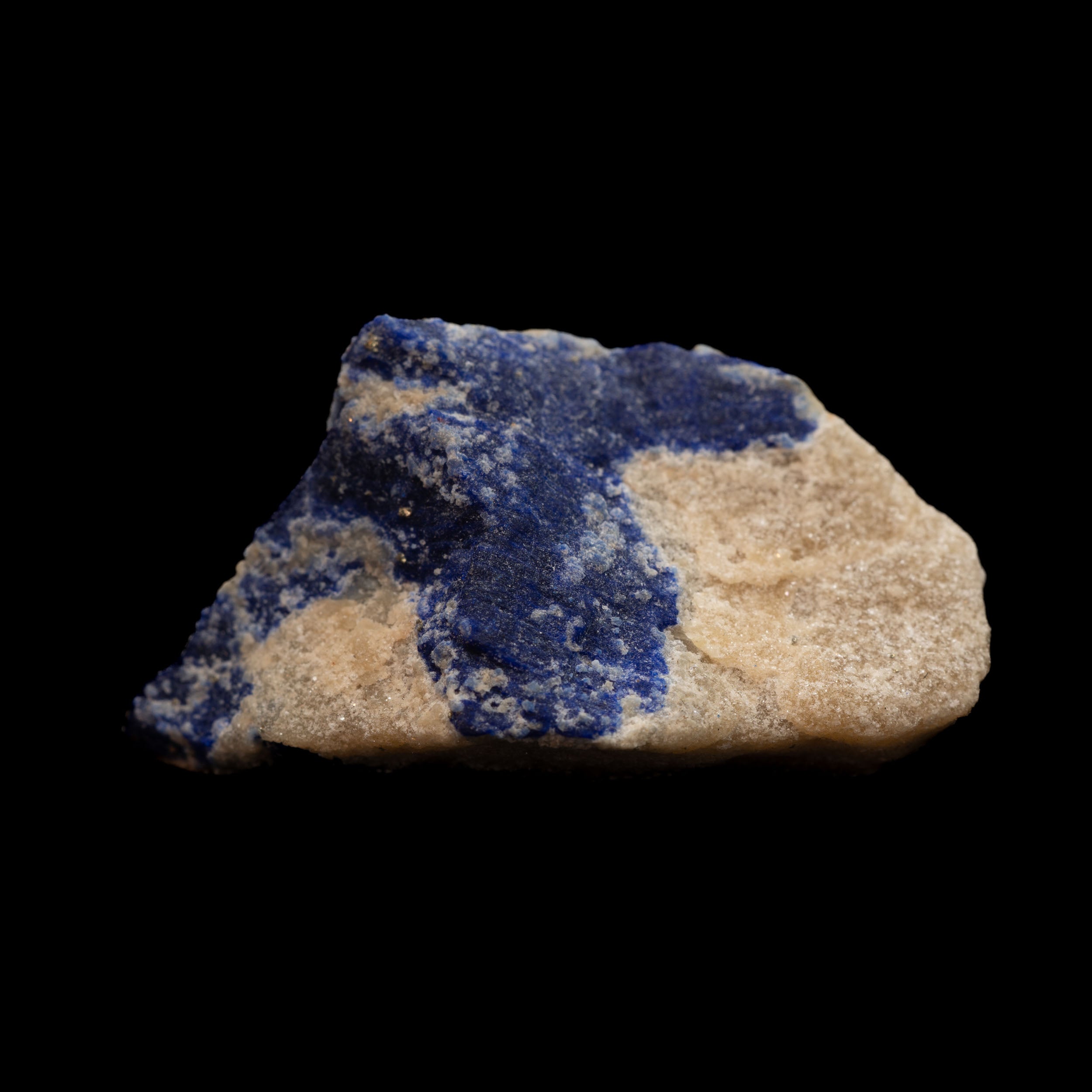Royal Blue Lapis Lazuli with Lazurite, Pyrite & Calcite, 15.75g