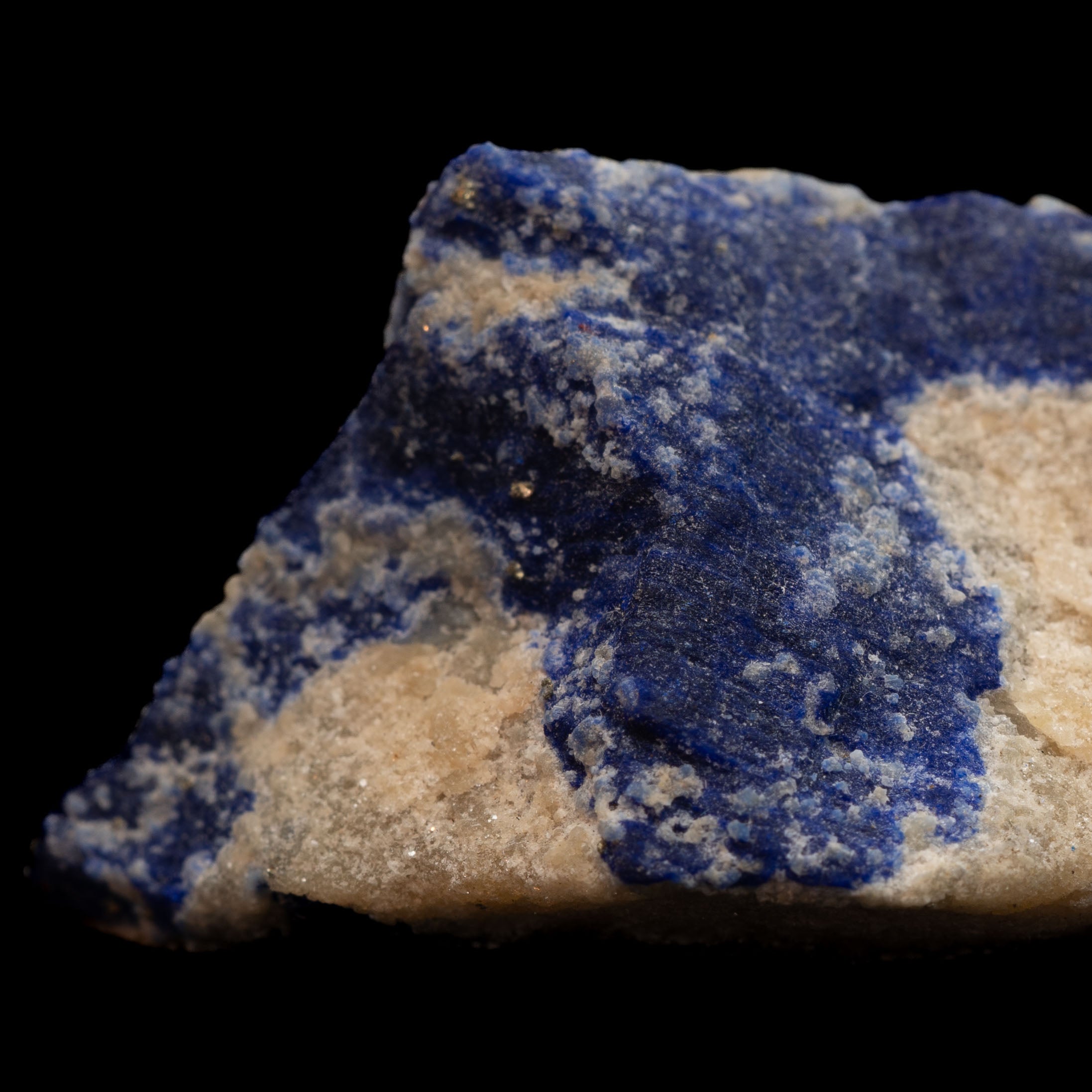 Royal Blue Lapis Lazuli with Lazurite, Pyrite & Calcite, 15.75g