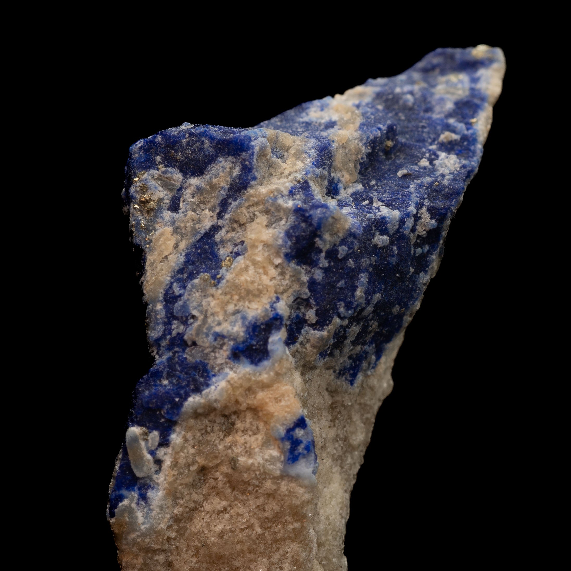 Royal Blue Lapis Lazuli with Lazurite, Pyrite & Calcite, 15.75g