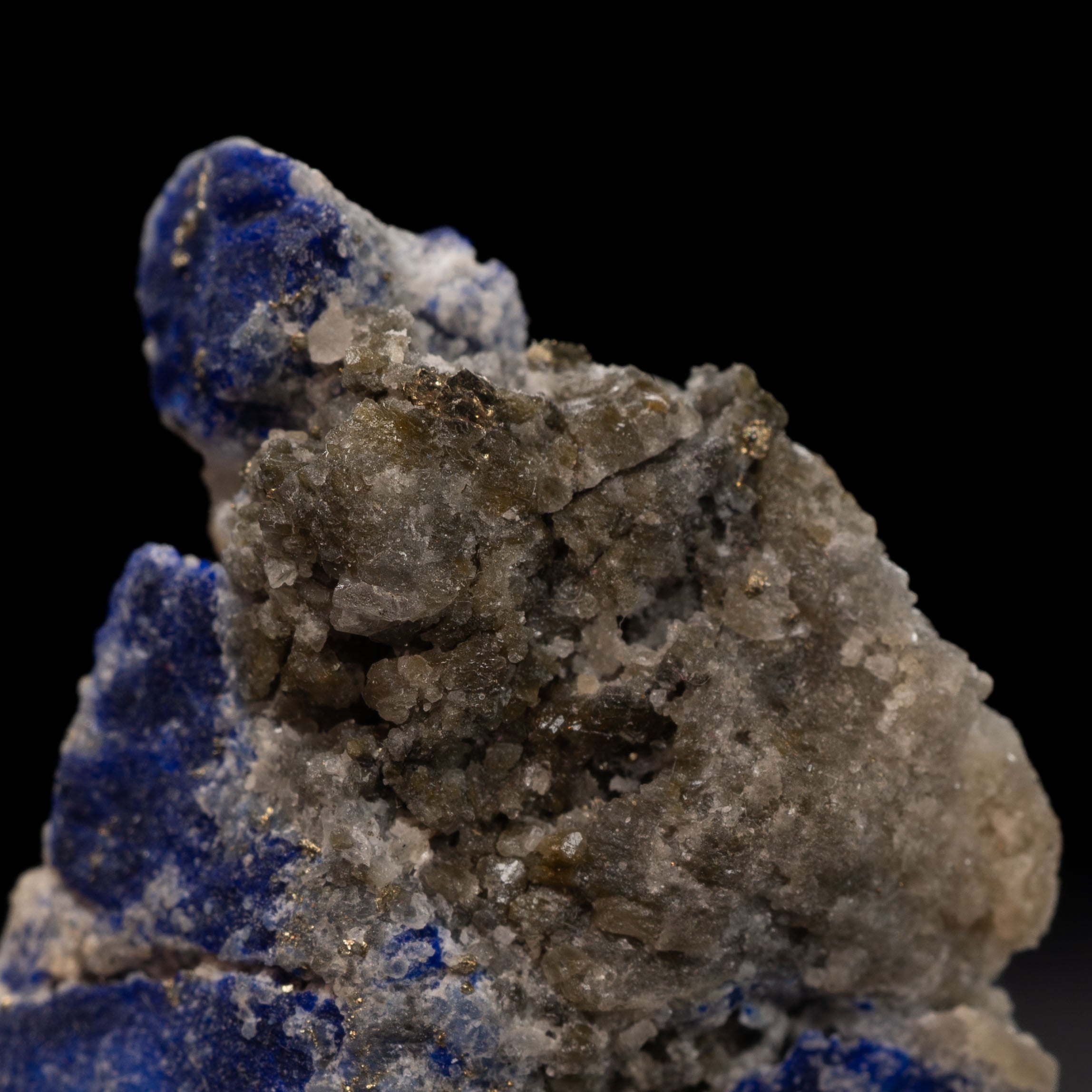 Royal Blue Lapis Lazuli with Lazurite, Pyrite & Calcite, 19g