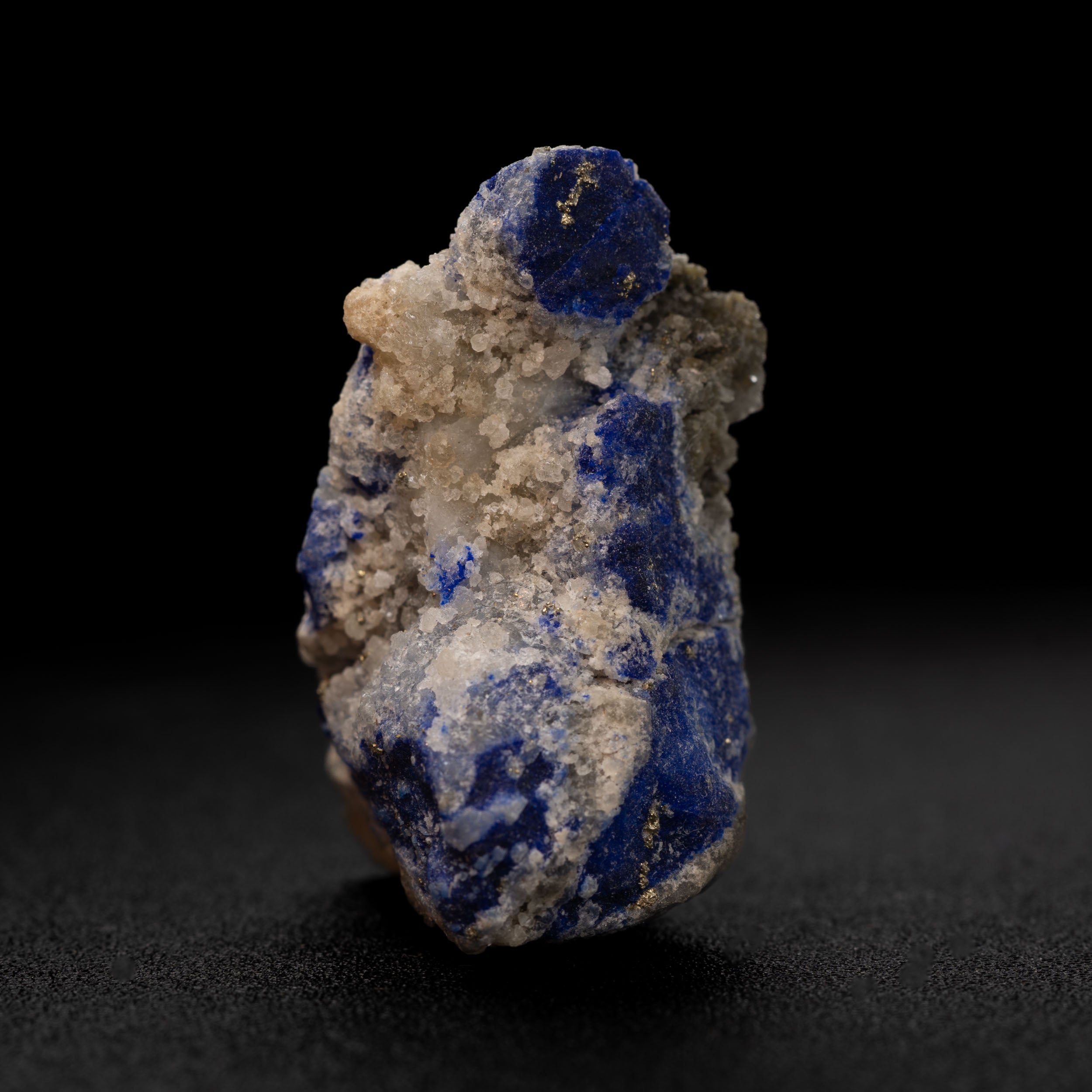 Royal Blue Lapis Lazuli with Lazurite, Pyrite & Calcite, 19g