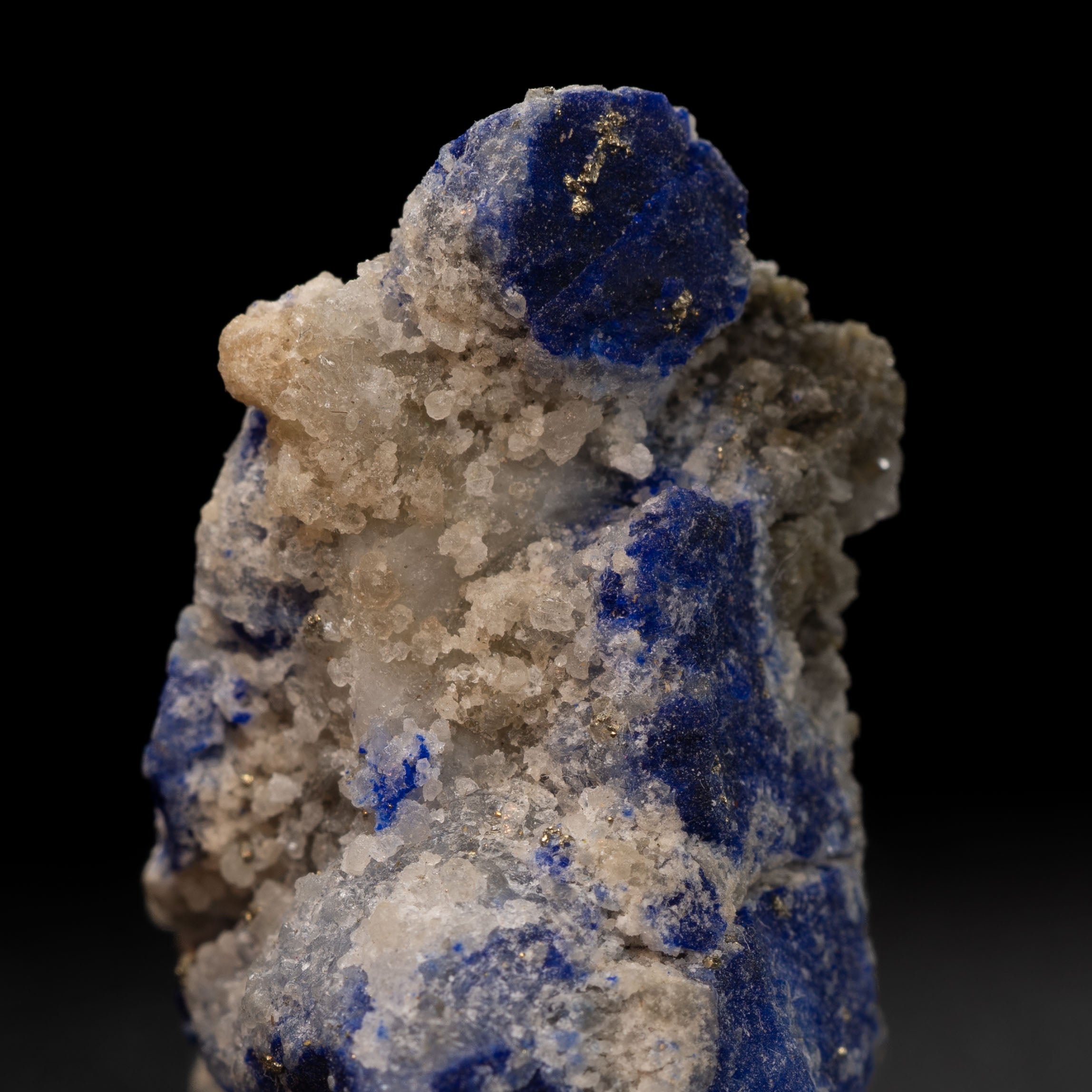 Royal Blue Lapis Lazuli with Lazurite, Pyrite & Calcite, 19g