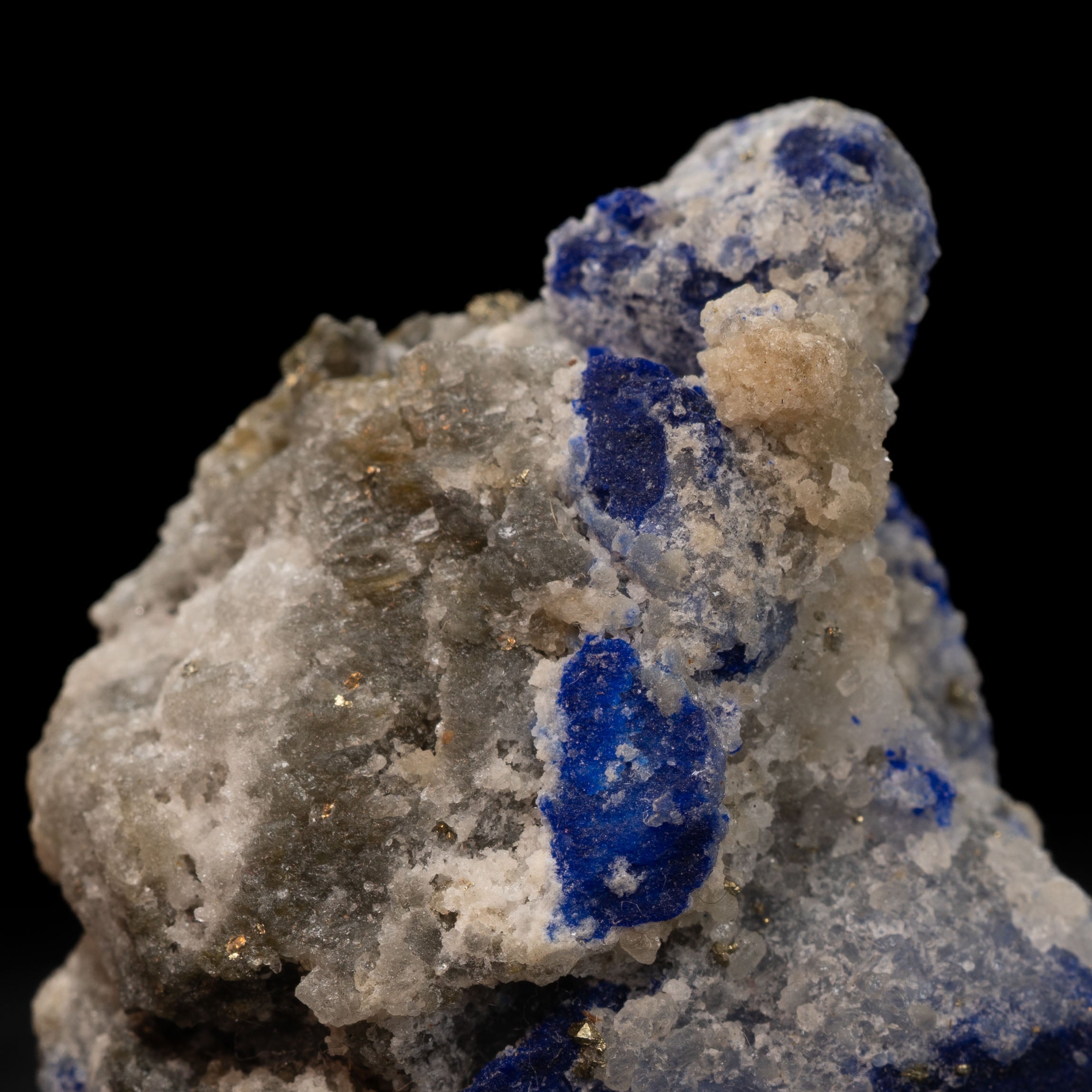 Royal Blue Lapis Lazuli with Lazurite, Pyrite & Calcite, 19g