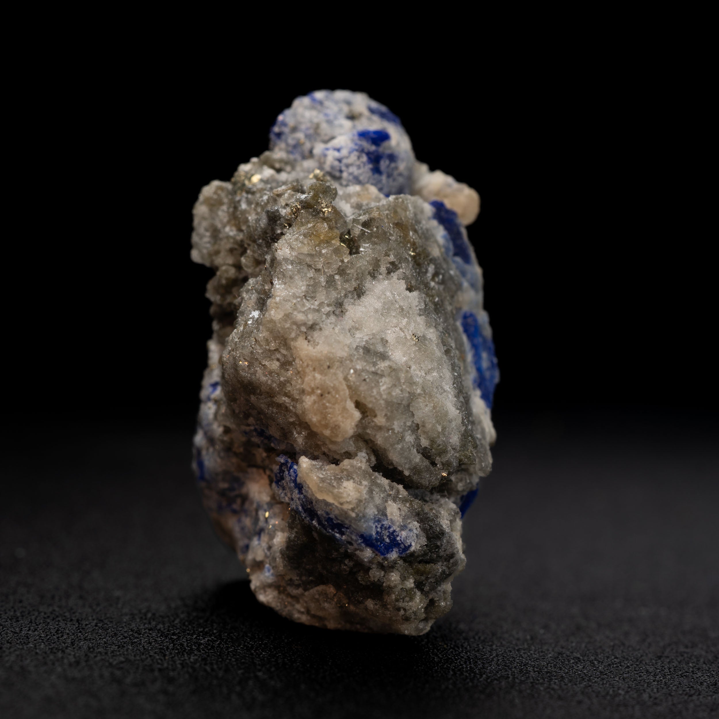 Royal Blue Lapis Lazuli with Lazurite, Pyrite & Calcite, 19g