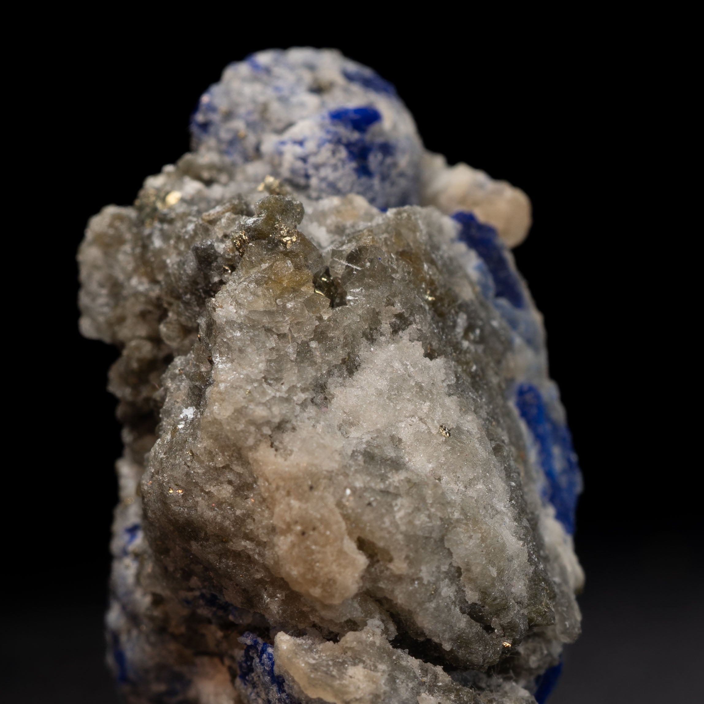 Royal Blue Lapis Lazuli with Lazurite, Pyrite & Calcite, 19g