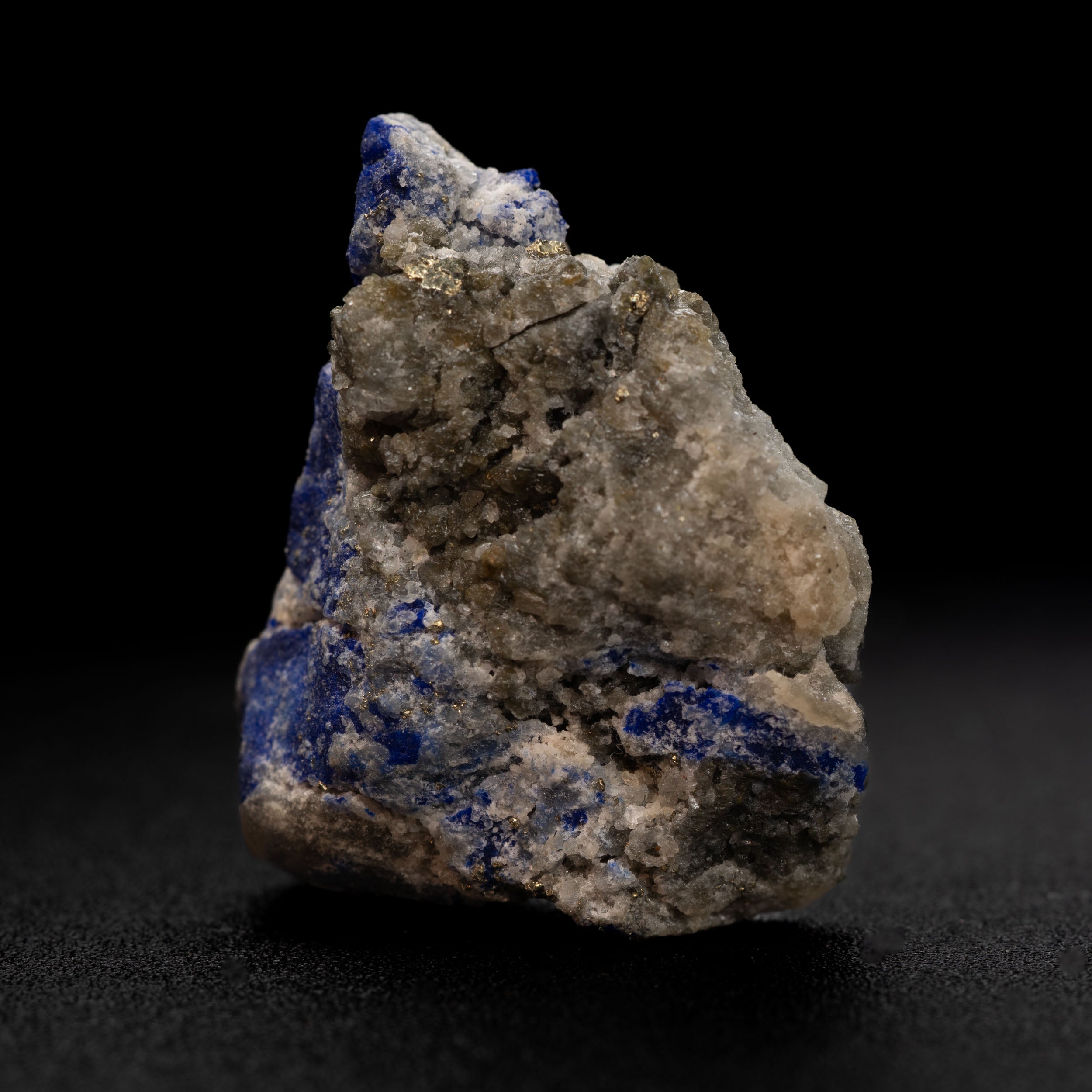 Royal Blue Lapis Lazuli with Lazurite, Pyrite & Calcite, 19g