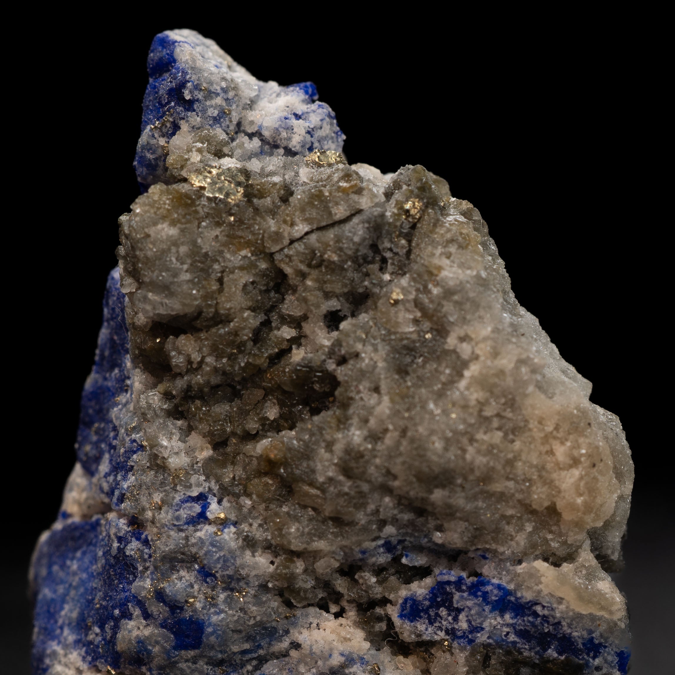 Royal Blue Lapis Lazuli with Lazurite, Pyrite & Calcite, 19g