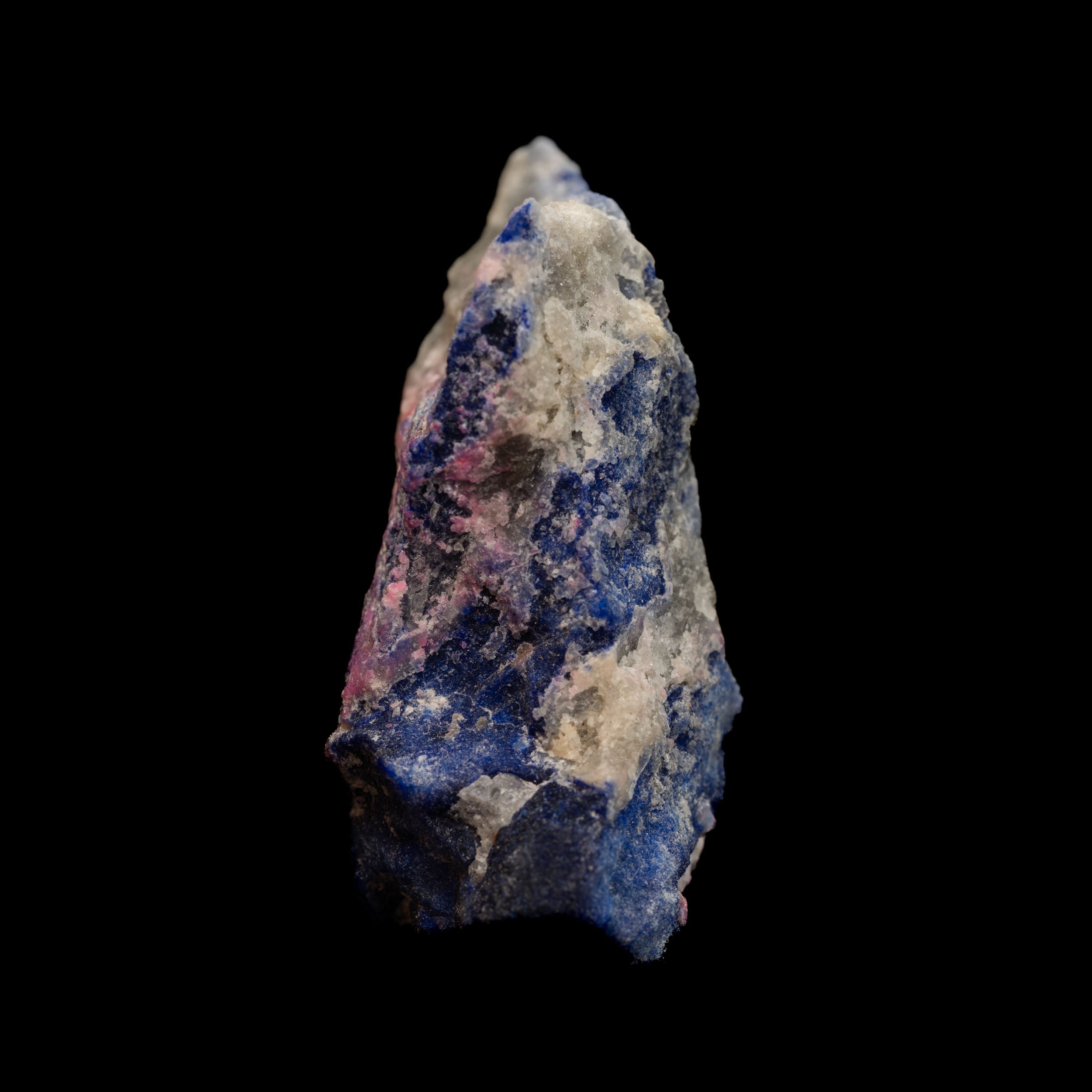 Royal Blue Lapis Lazuli with Pyrite & Calcite 25.17g