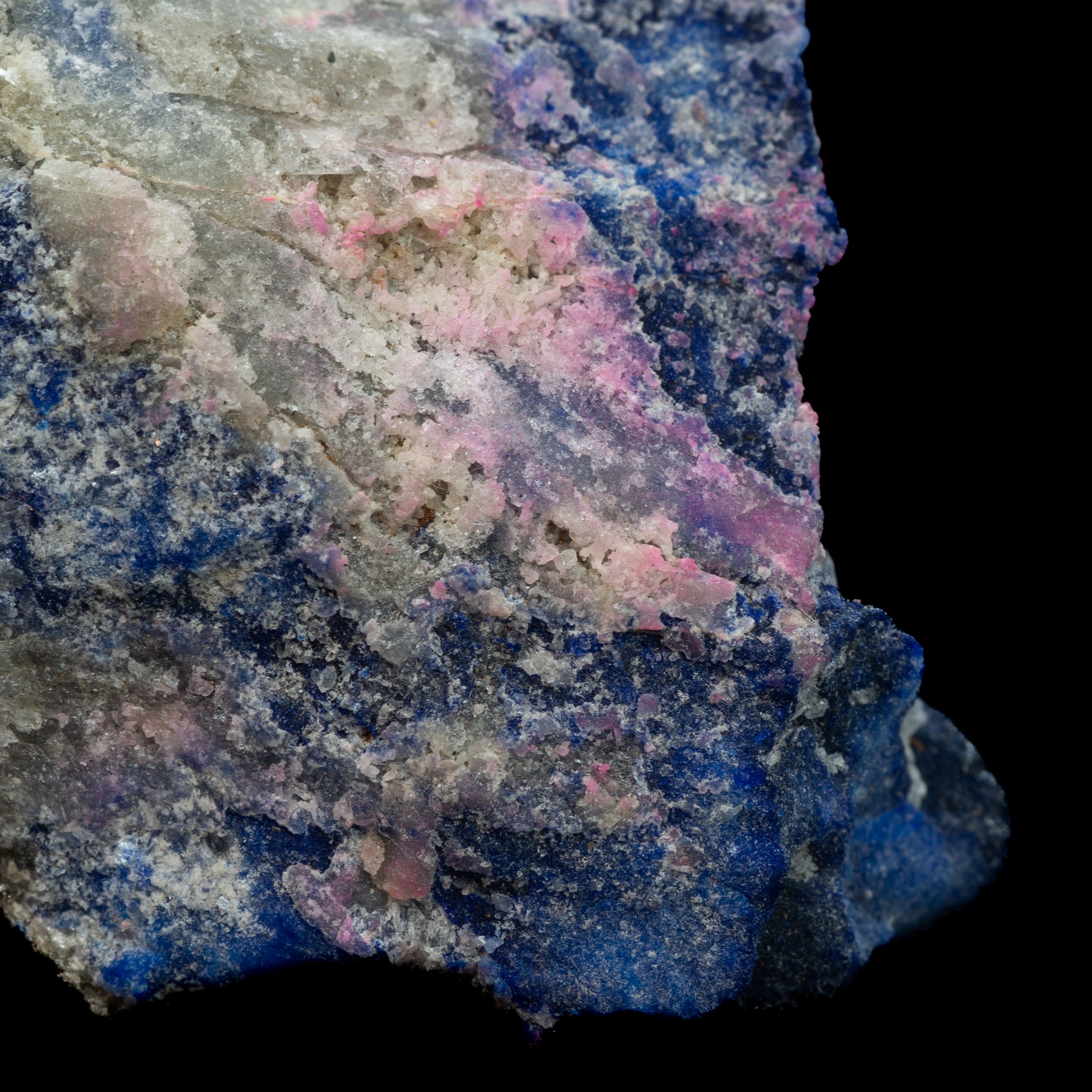 Royal Blue Lapis Lazuli with Pyrite & Calcite 25.17g