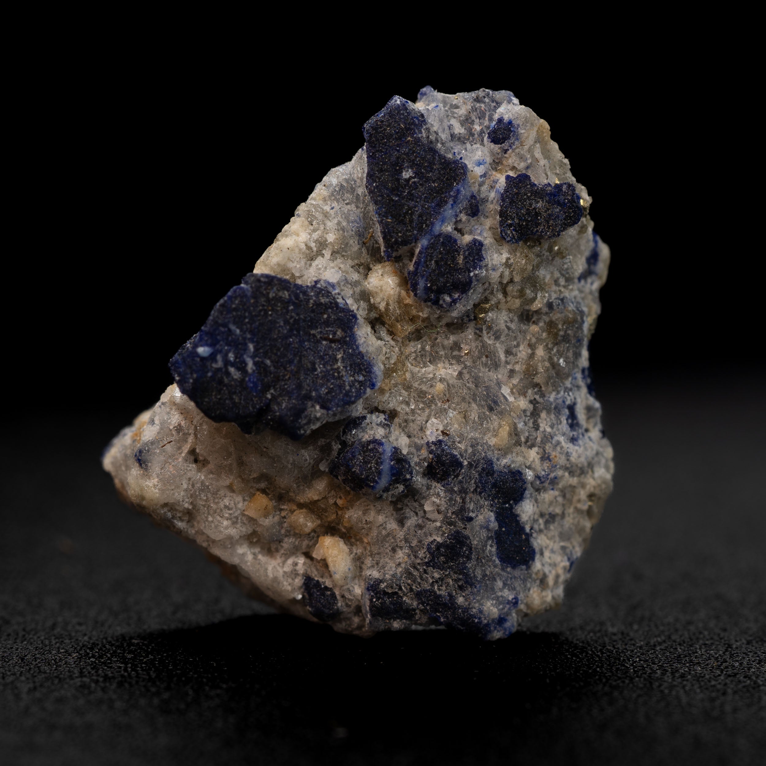 Royal Blue Lapis Lazuli with Lazurite, Pyrite & Calcite, 8.92g