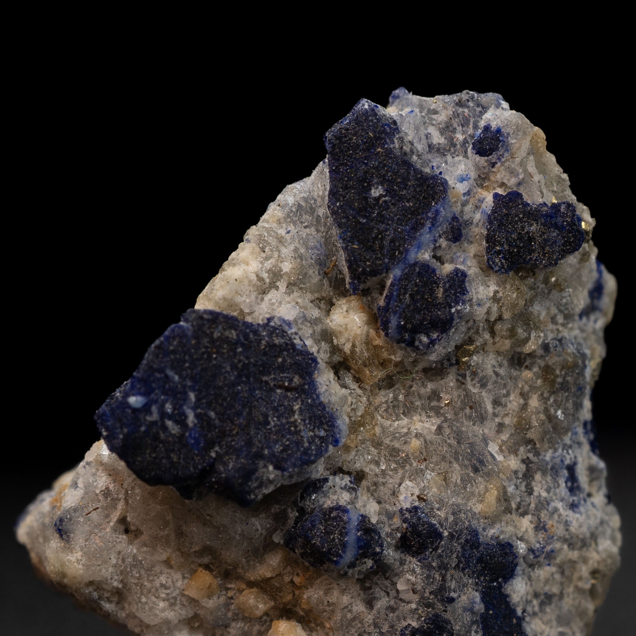 Royal Blue Lapis Lazuli with Lazurite, Pyrite & Calcite, 8.92g
