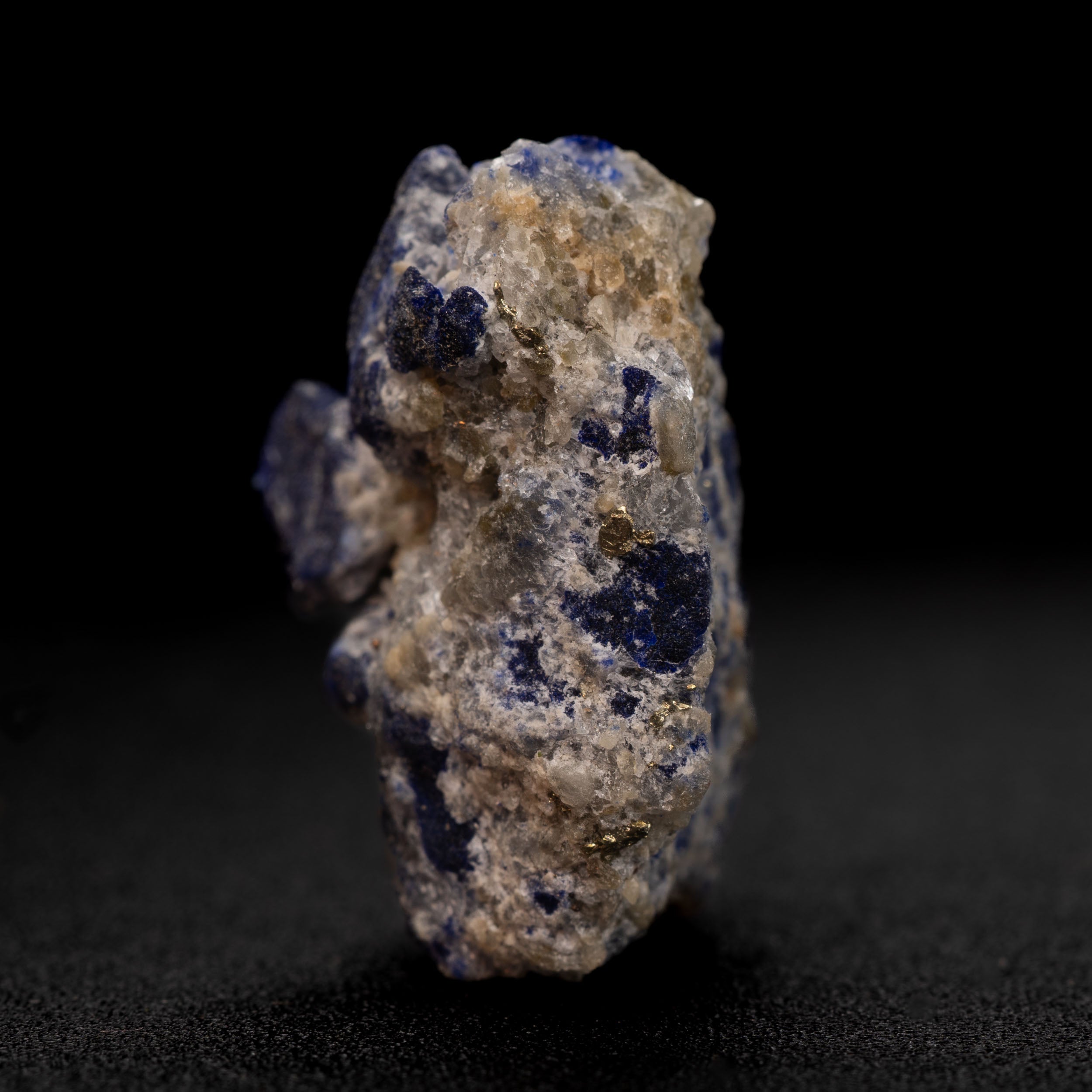 Royal Blue Lapis Lazuli with Lazurite, Pyrite & Calcite, 8.92g