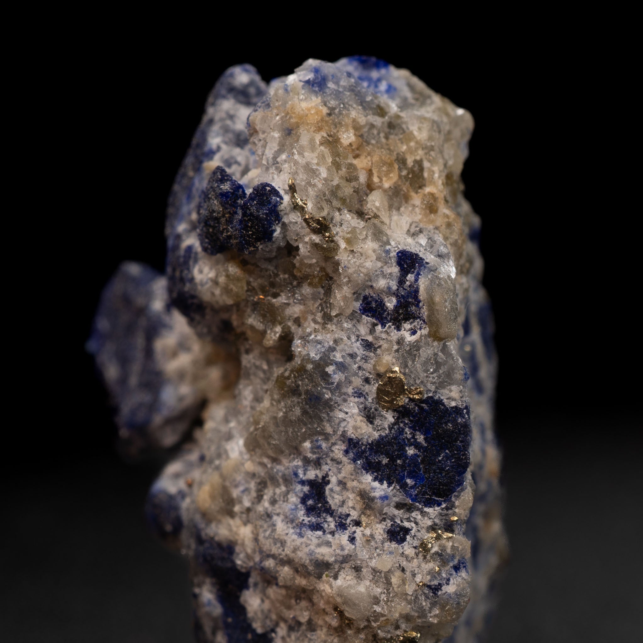Royal Blue Lapis Lazuli with Lazurite, Pyrite & Calcite, 8.92g
