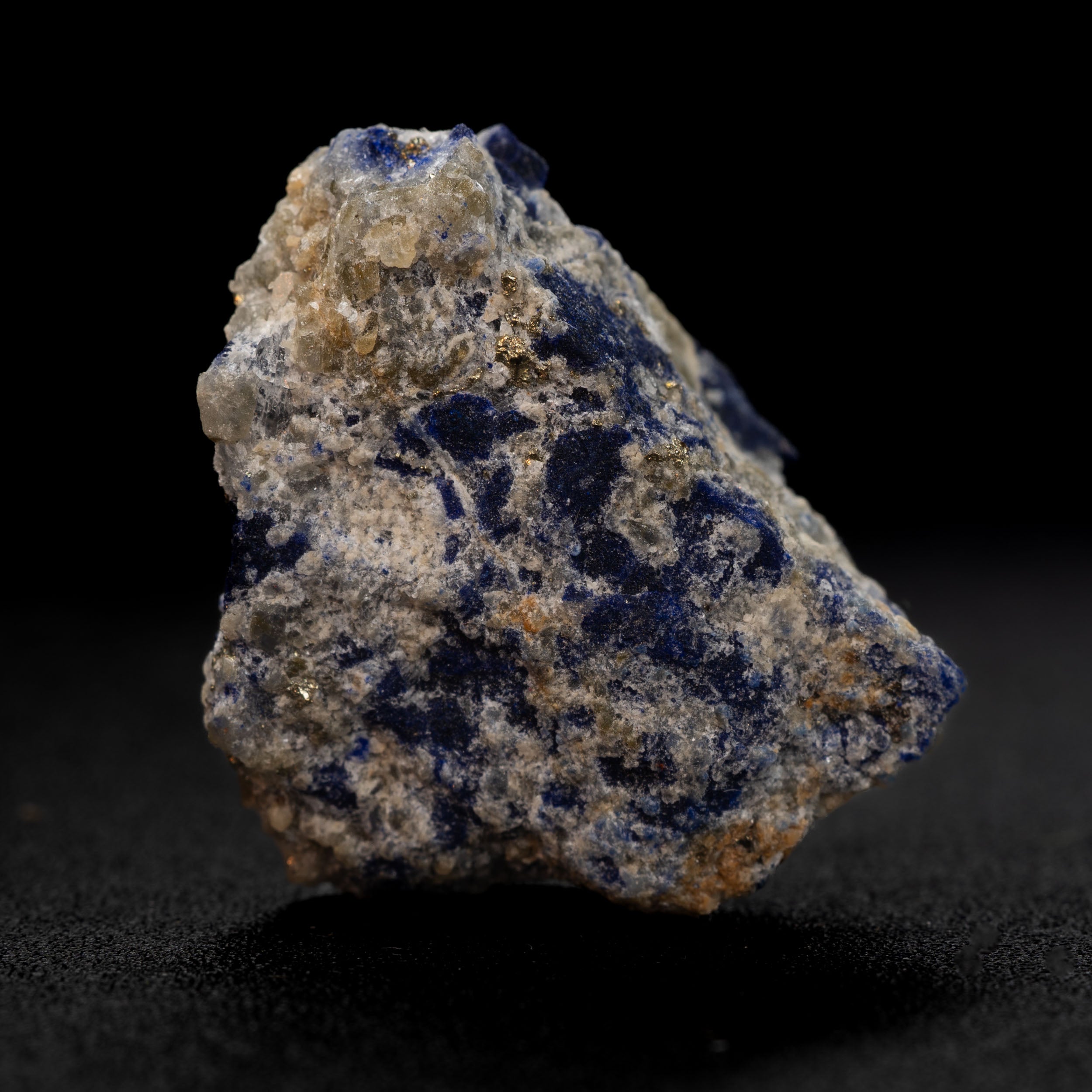 Royal Blue Lapis Lazuli with Lazurite, Pyrite & Calcite, 8.92g