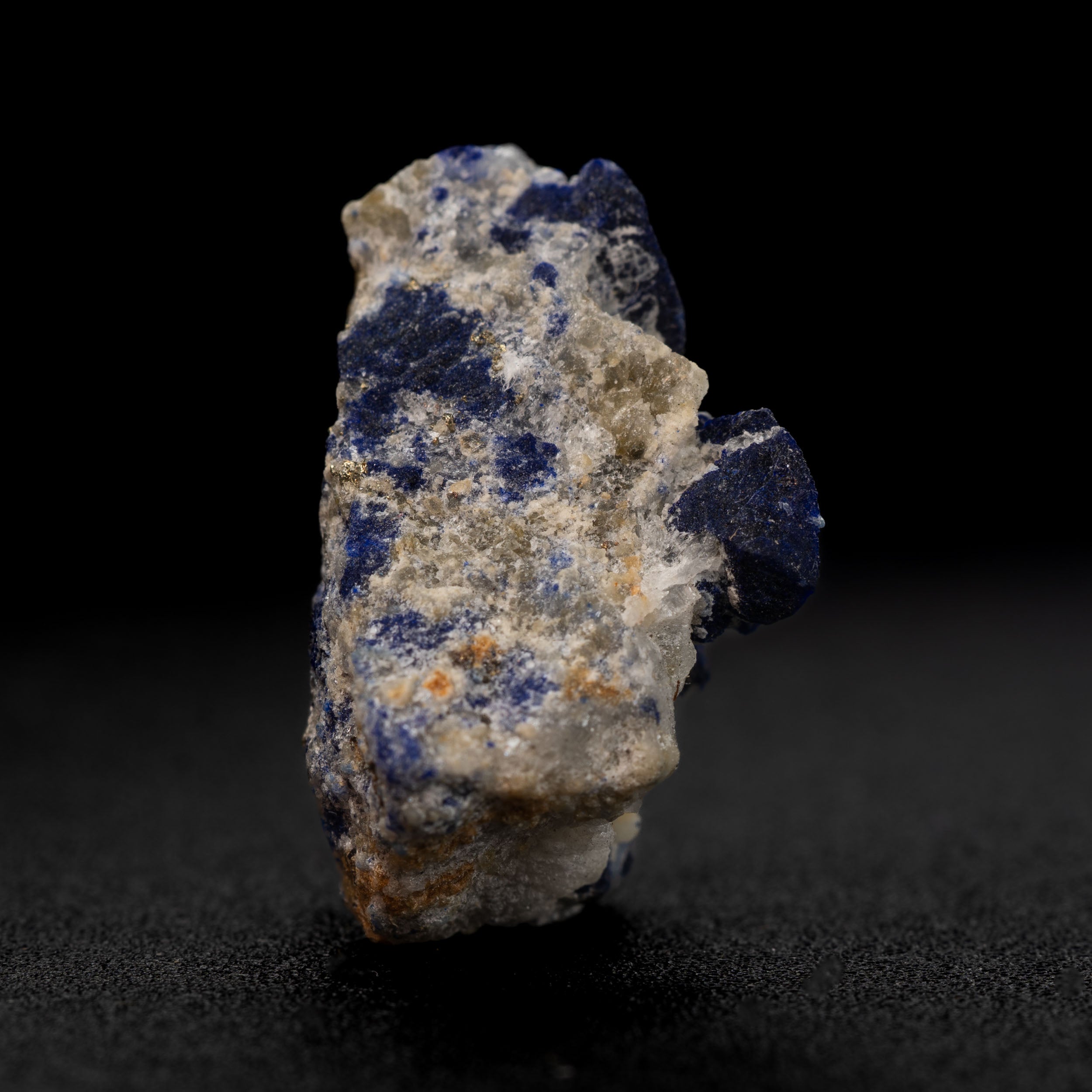 Royal Blue Lapis Lazuli with Lazurite, Pyrite & Calcite, 8.92g