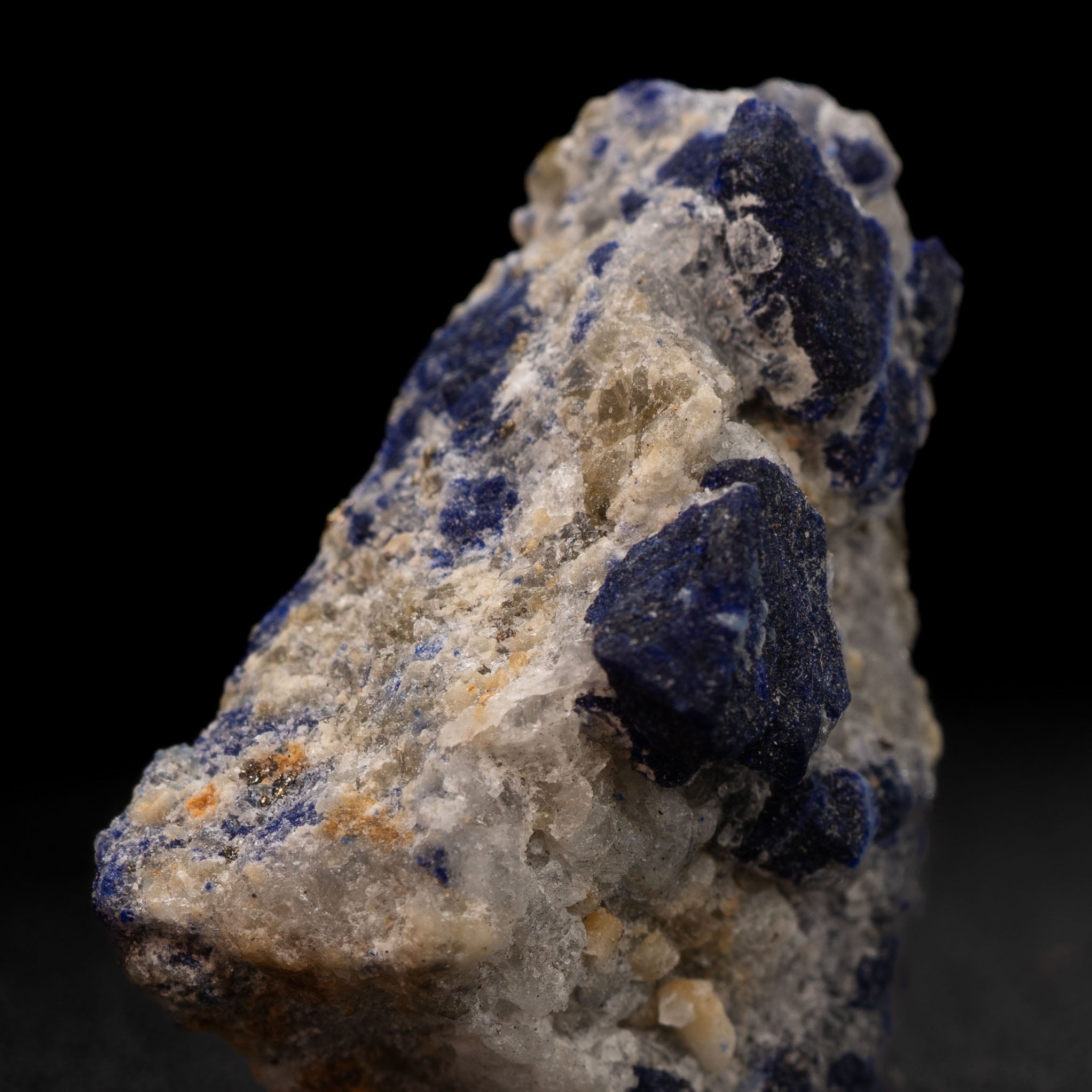 Royal Blue Lapis Lazuli with Lazurite, Pyrite & Calcite, 8.92g