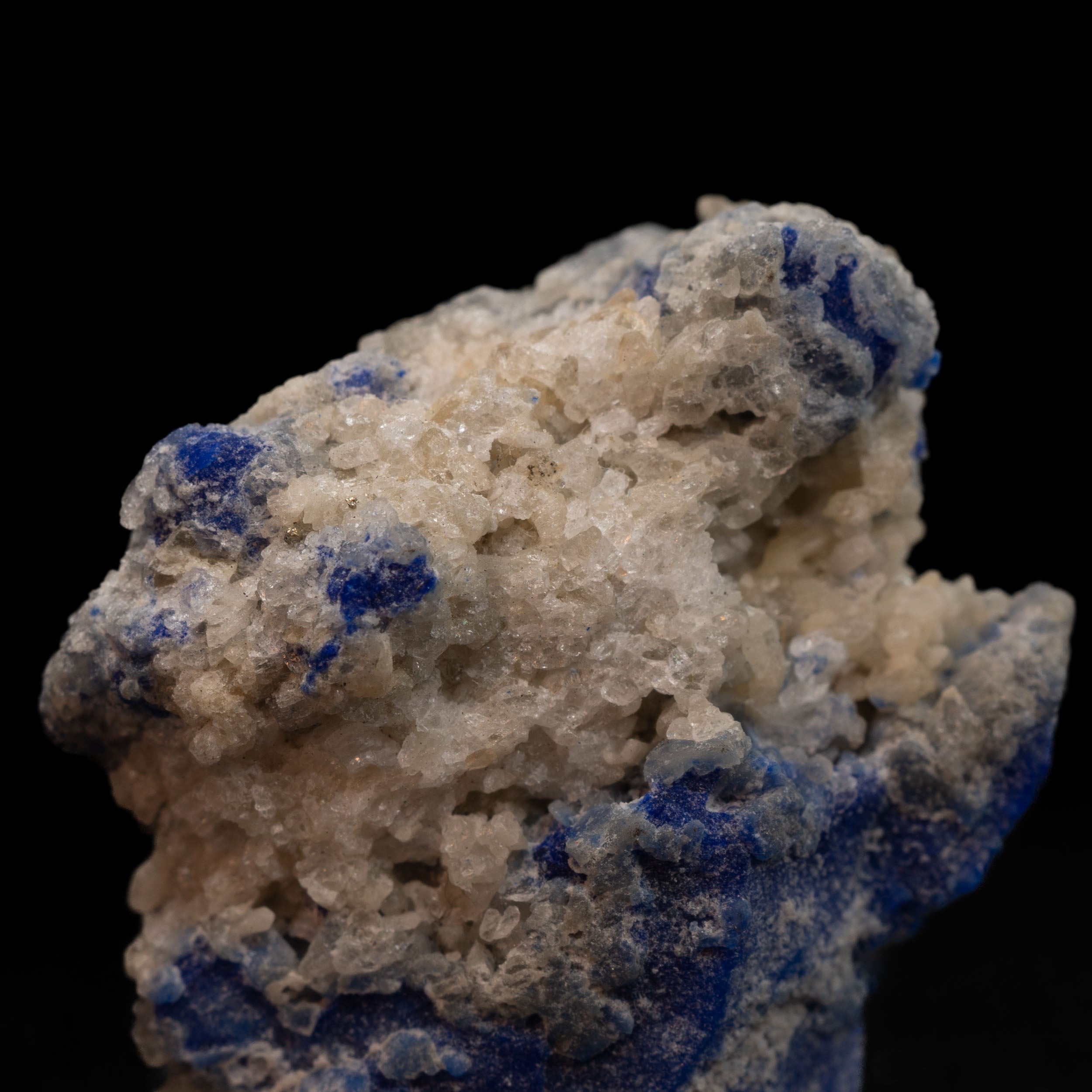 Royal Blue Lapis Lazuli with Lazurite, Pyrite & Calcite, 9.41g