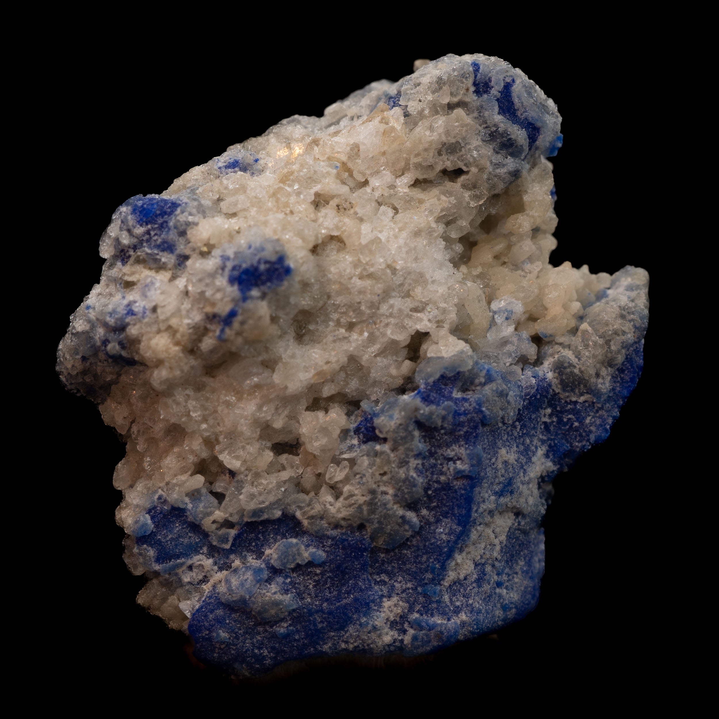 Royal Blue Lapis Lazuli with Lazurite, Pyrite & Calcite, 9.41g
