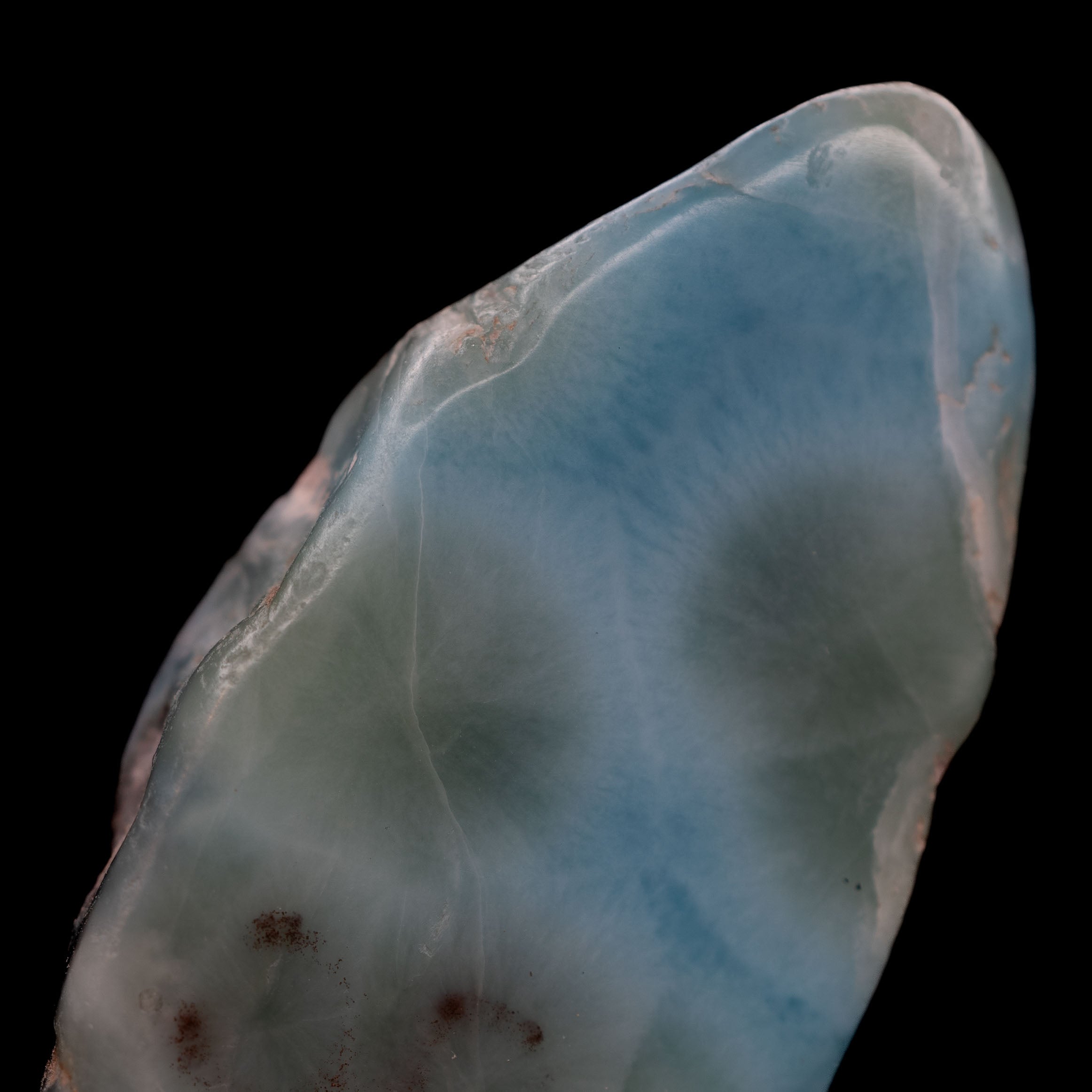 Larimar Slab - Polished 12.4g - 39.9 x 18.7 x 8.7 mm