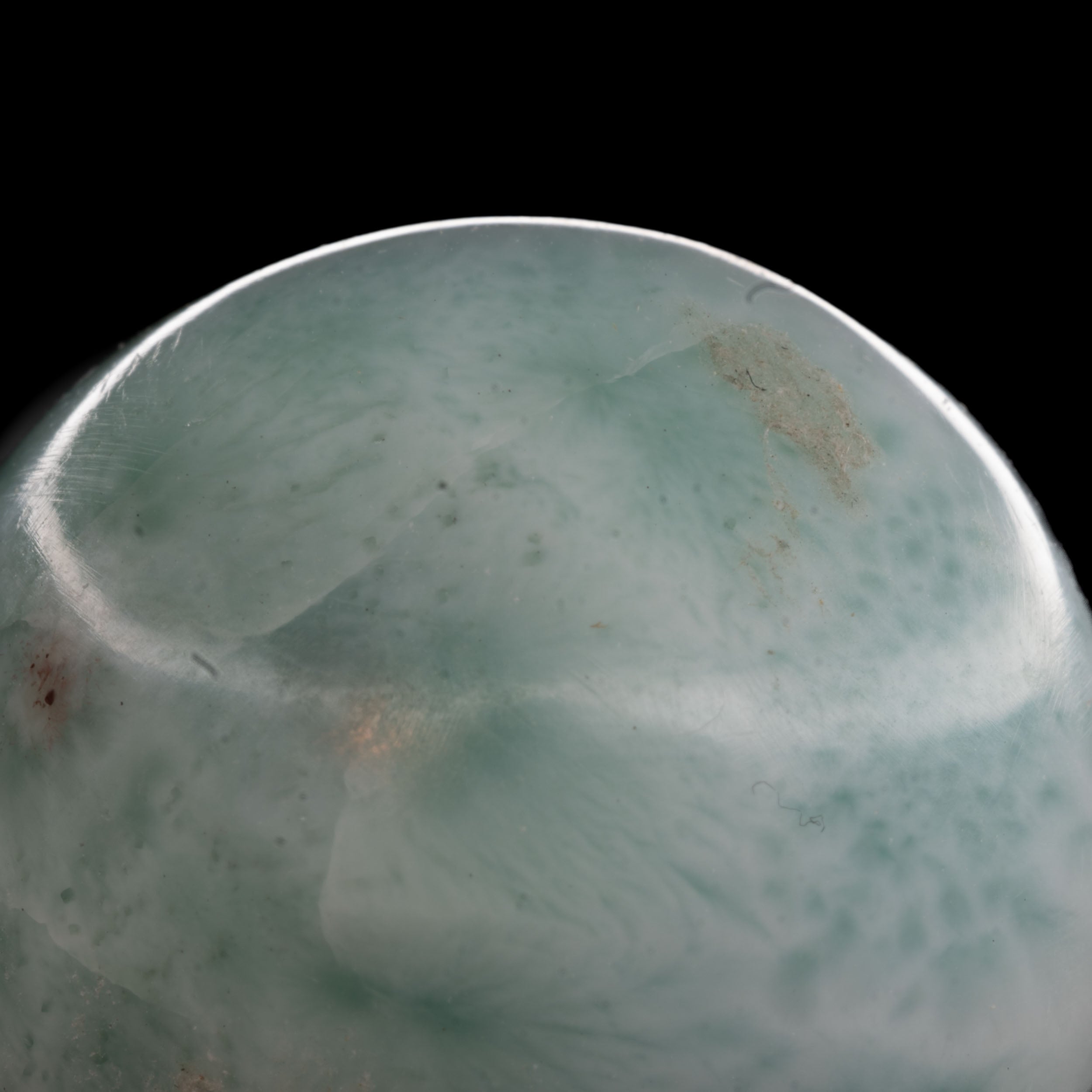 Polished Larimar Sphere 14.9g - Seafoam Serenity in 21mm