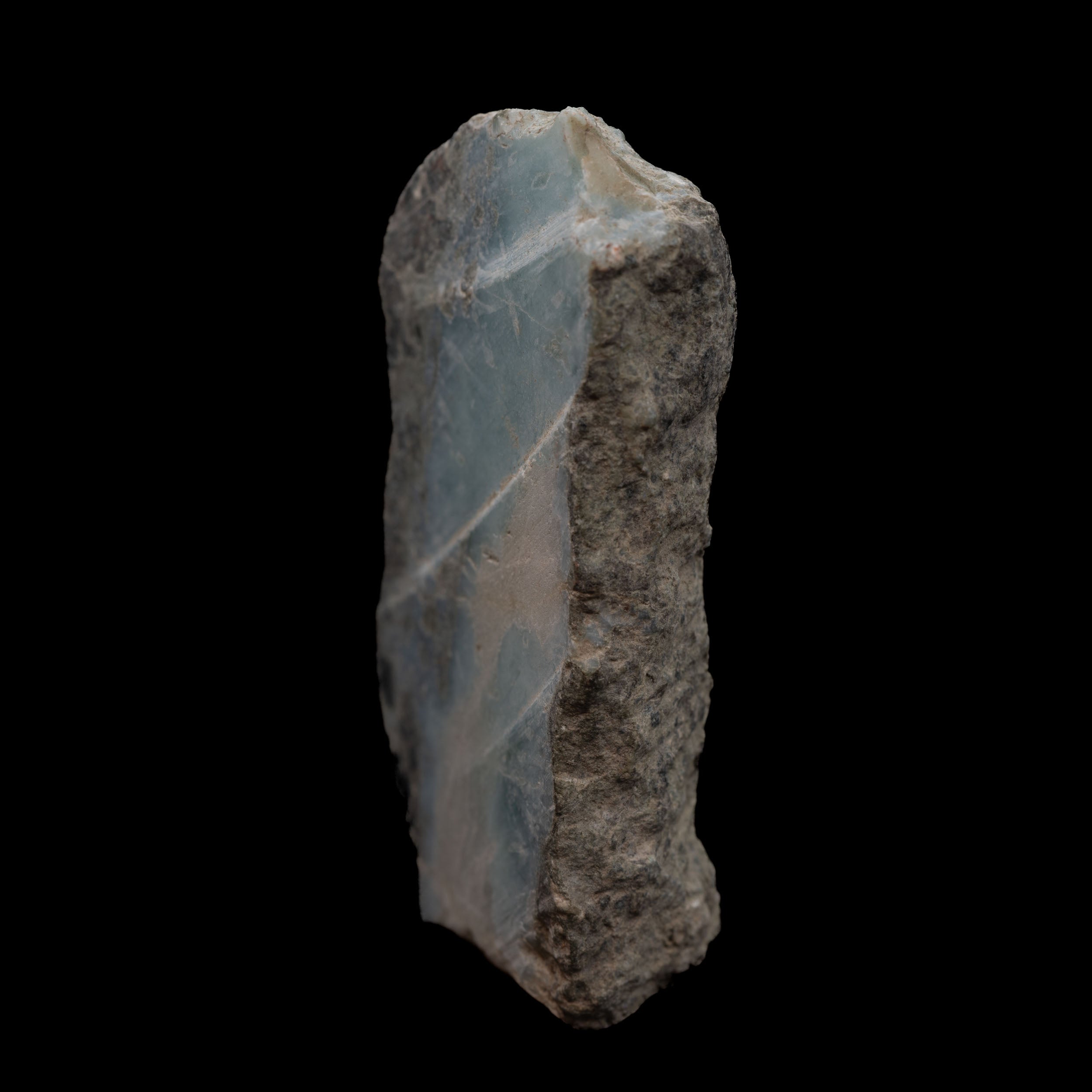 Unpolished Raw Larimar Slab 38.28G