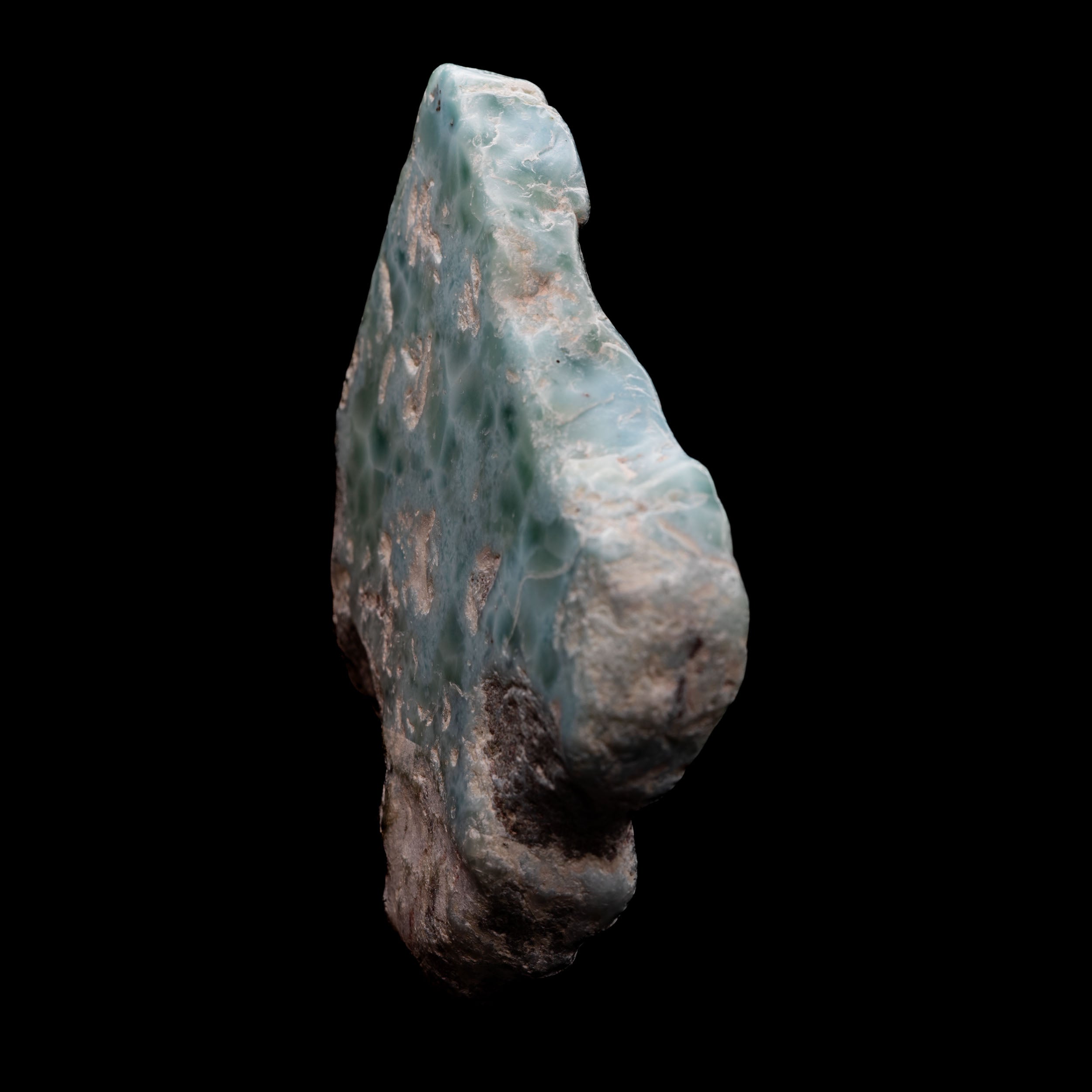 Polished Larimar Specimen 74.3g - Vibrant Caribbean Beauty
