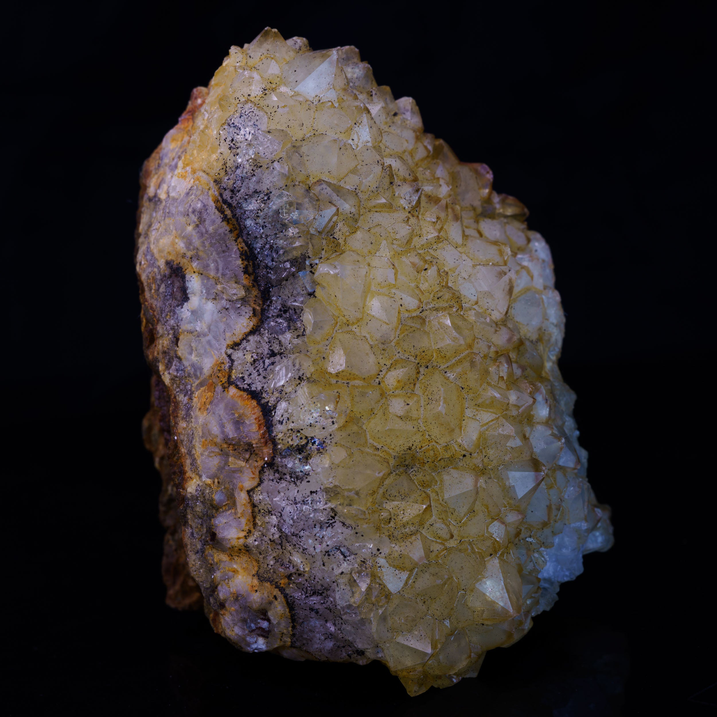 Quartz Specimen with Iron Oxide Staining, 289g, California