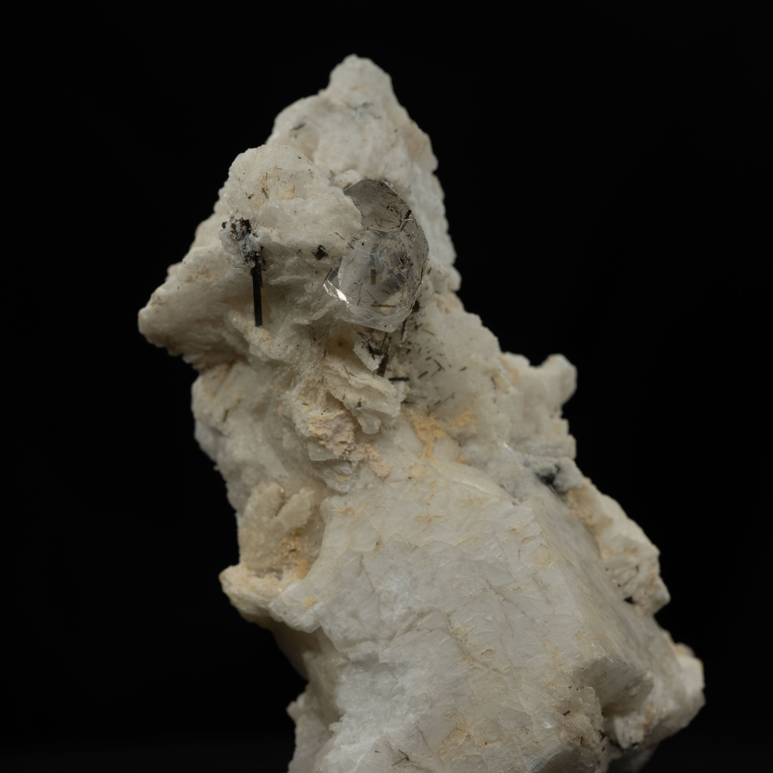 Tourmaline-Needle Topaz on Albite & Schorl – Shigar Valley Pakistan